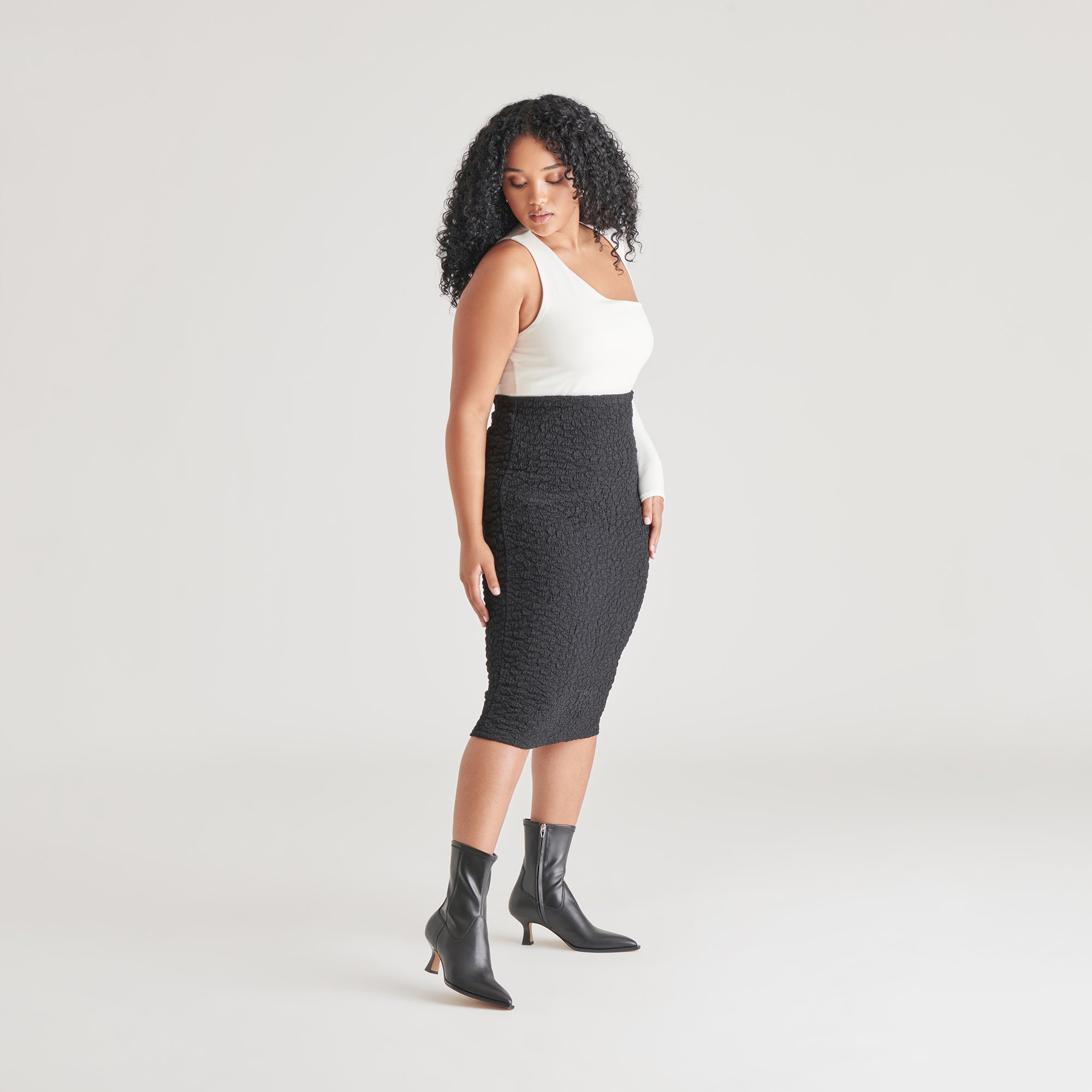 ARYA WIDE CALF BOOTS BLACK LEATHER - Image 8