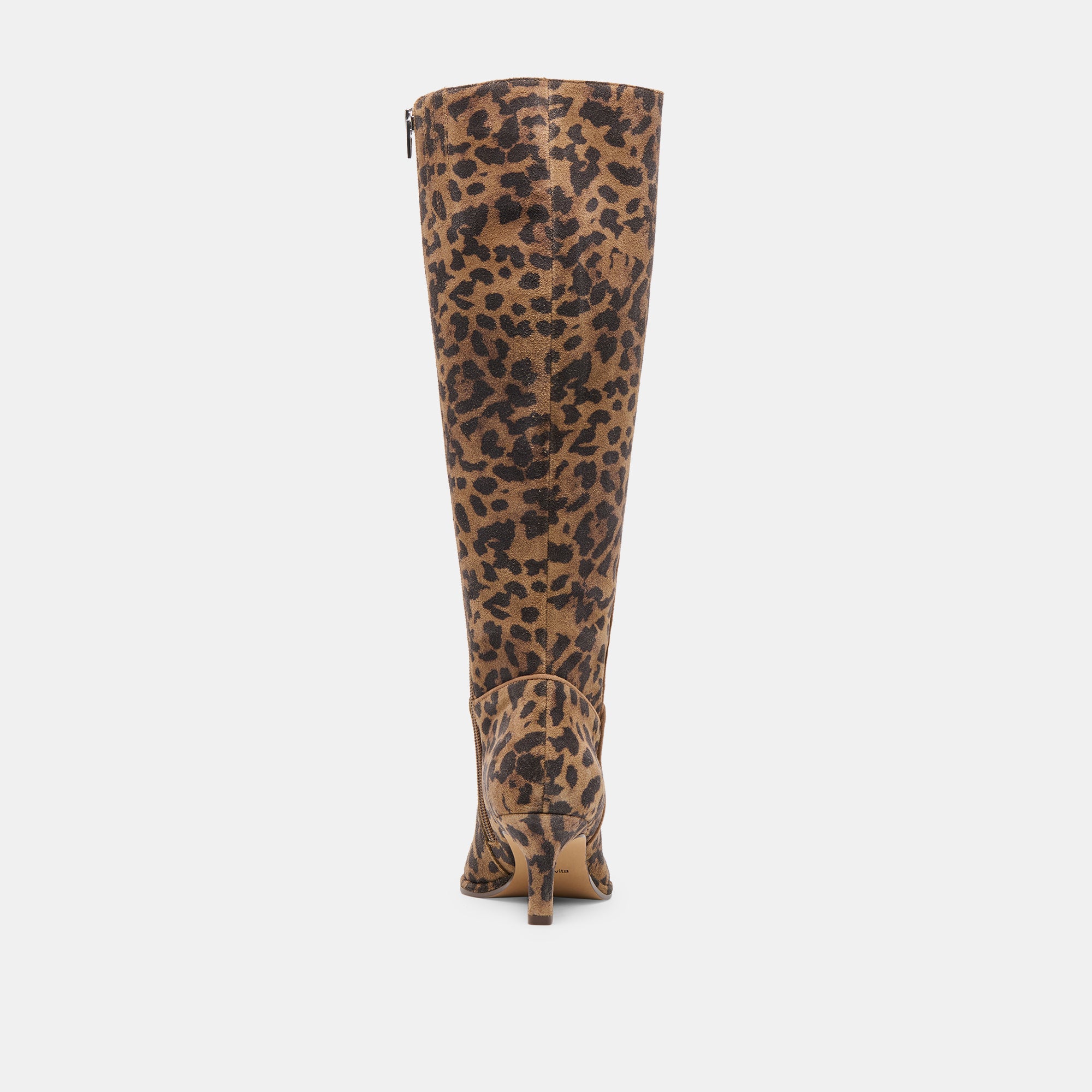 ALDY WIDE CALF BOOTS BROWN LEOPARD PRINTED SUEDE - Image 10