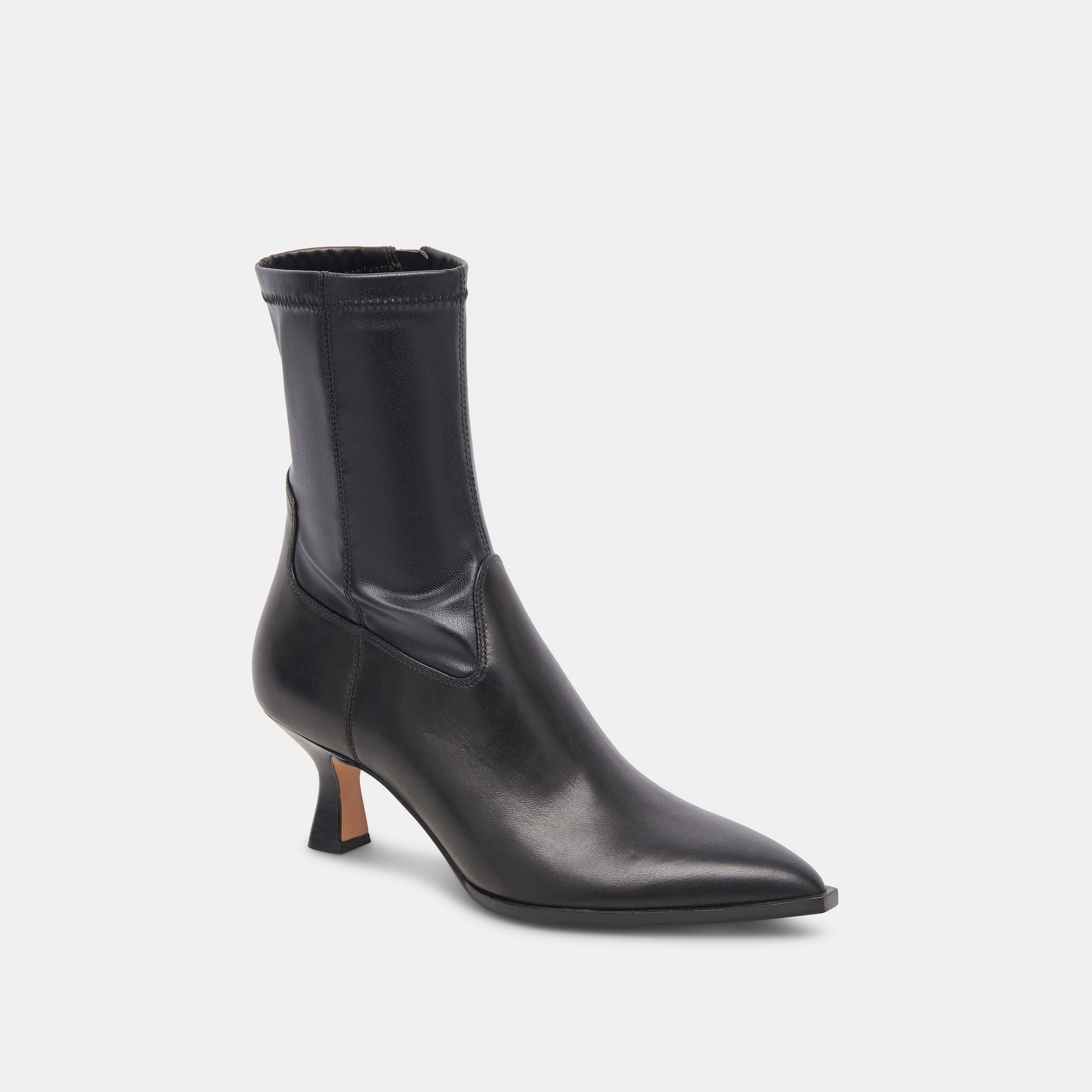 ARYA WIDE CALF BOOTS BLACK LEATHER - Image 3