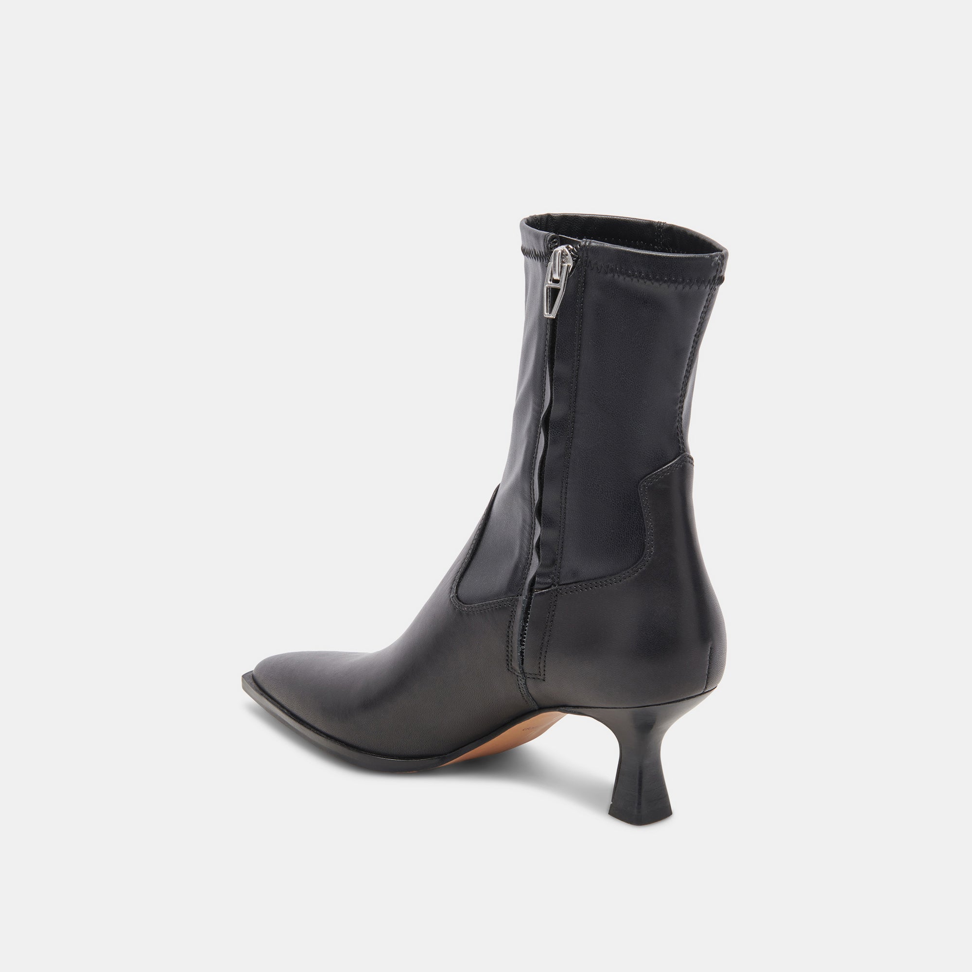 ARYA WIDE CALF BOOTS BLACK LEATHER - Image 11