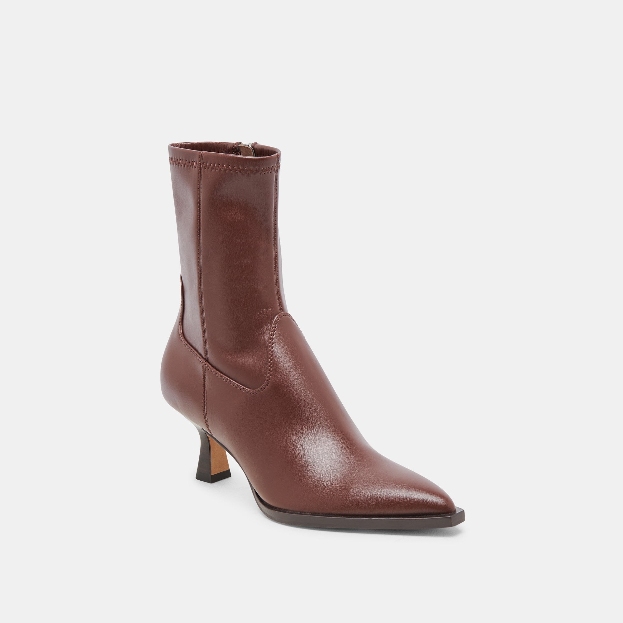 ARYA BOOTS CHOCOLATE LEATHER - Image 2