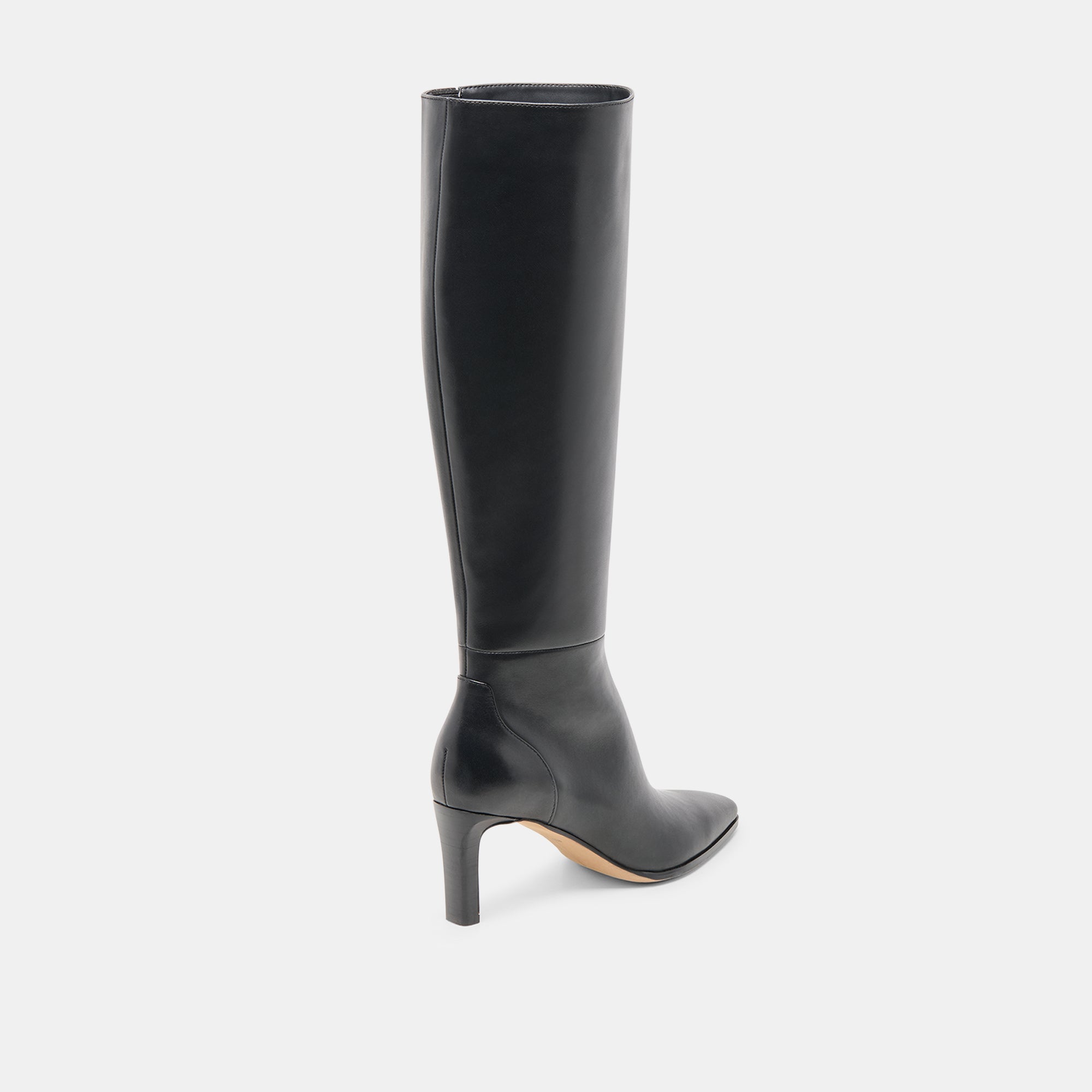 EMMI WIDE CALF BOOTS BLACK LEATHER - Image 5