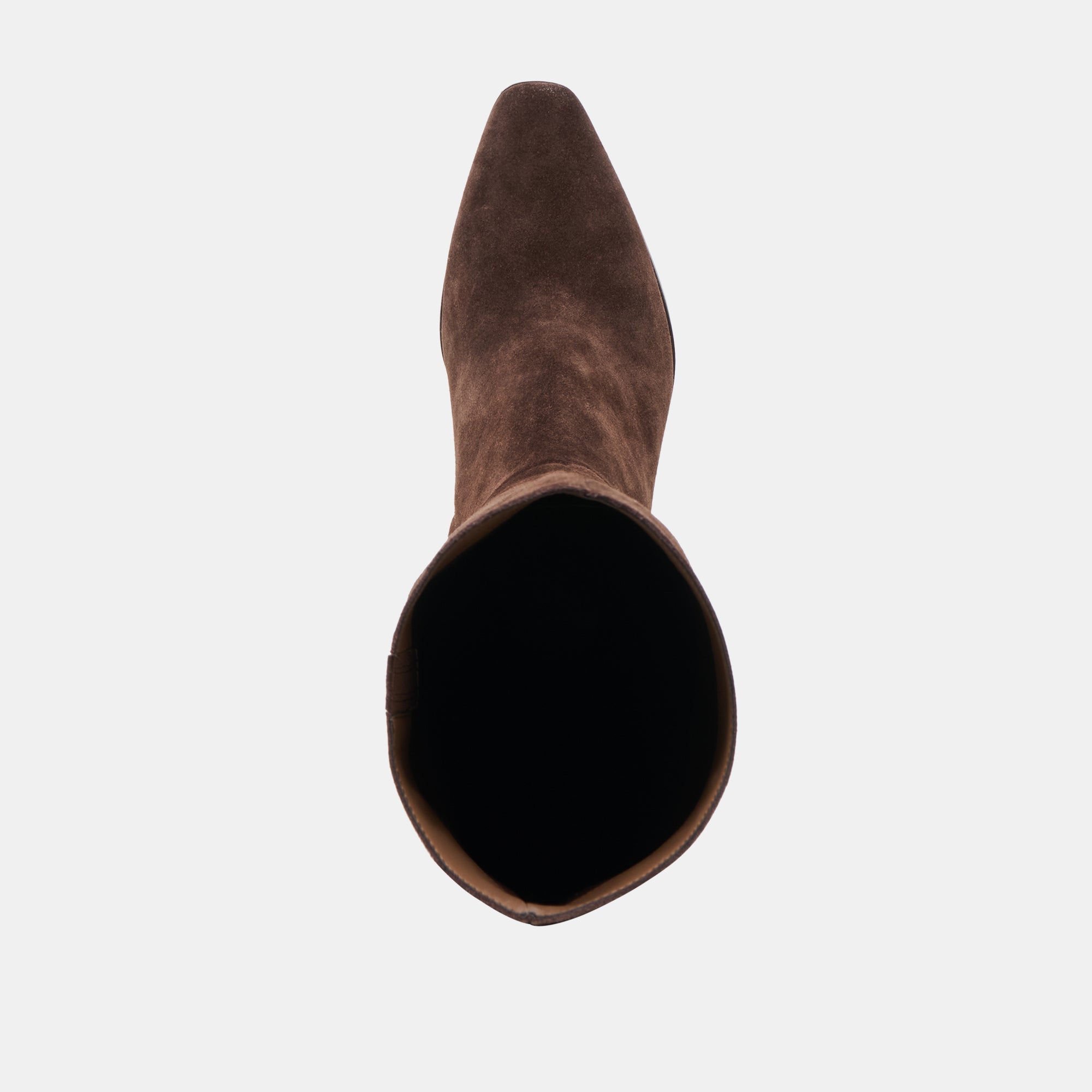EMMI NARROW CALF BOOTS DK BROWN SUEDE - Image 8