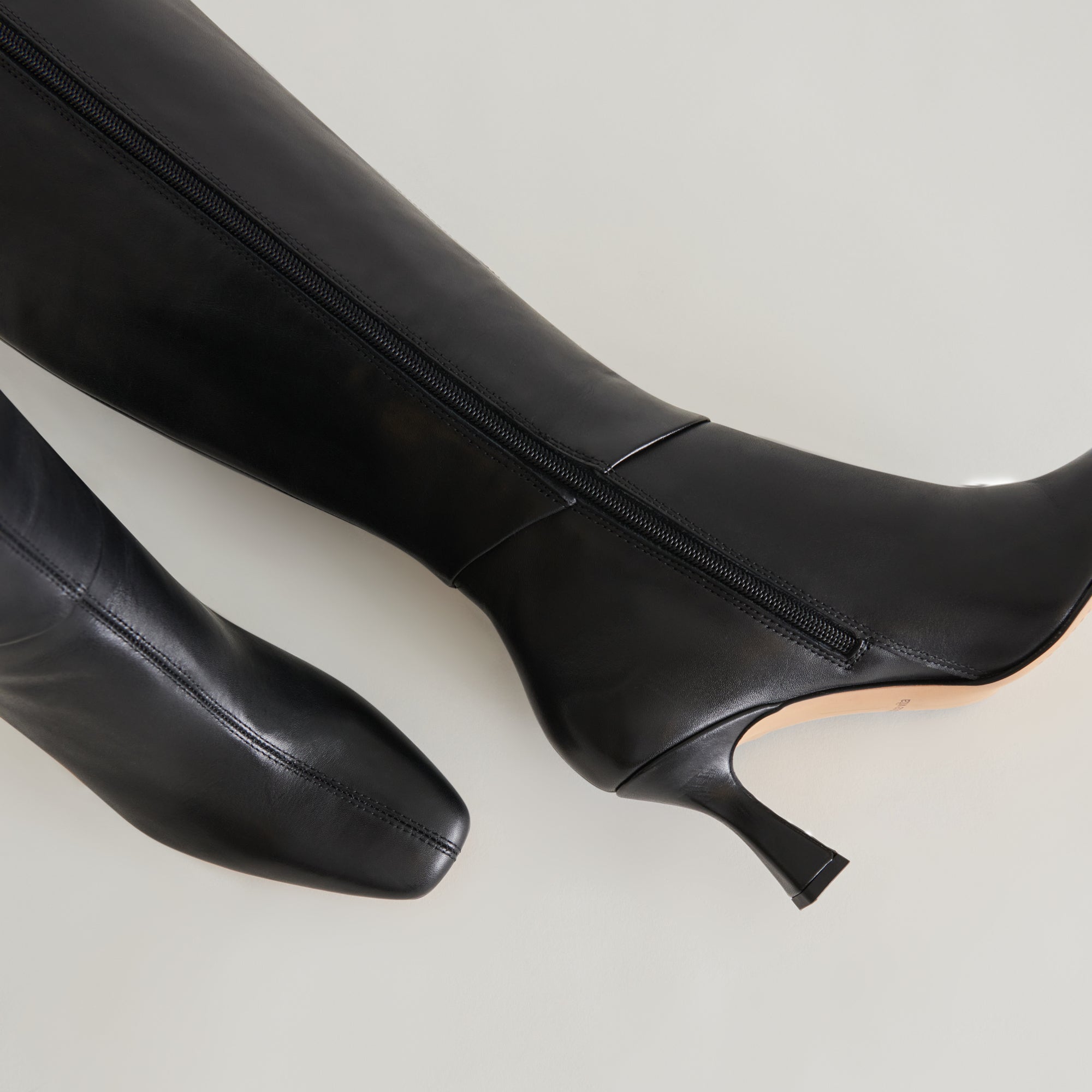 GYRA EXTRA WIDE CALF BOOTS BLACK LEATHER - Image 10