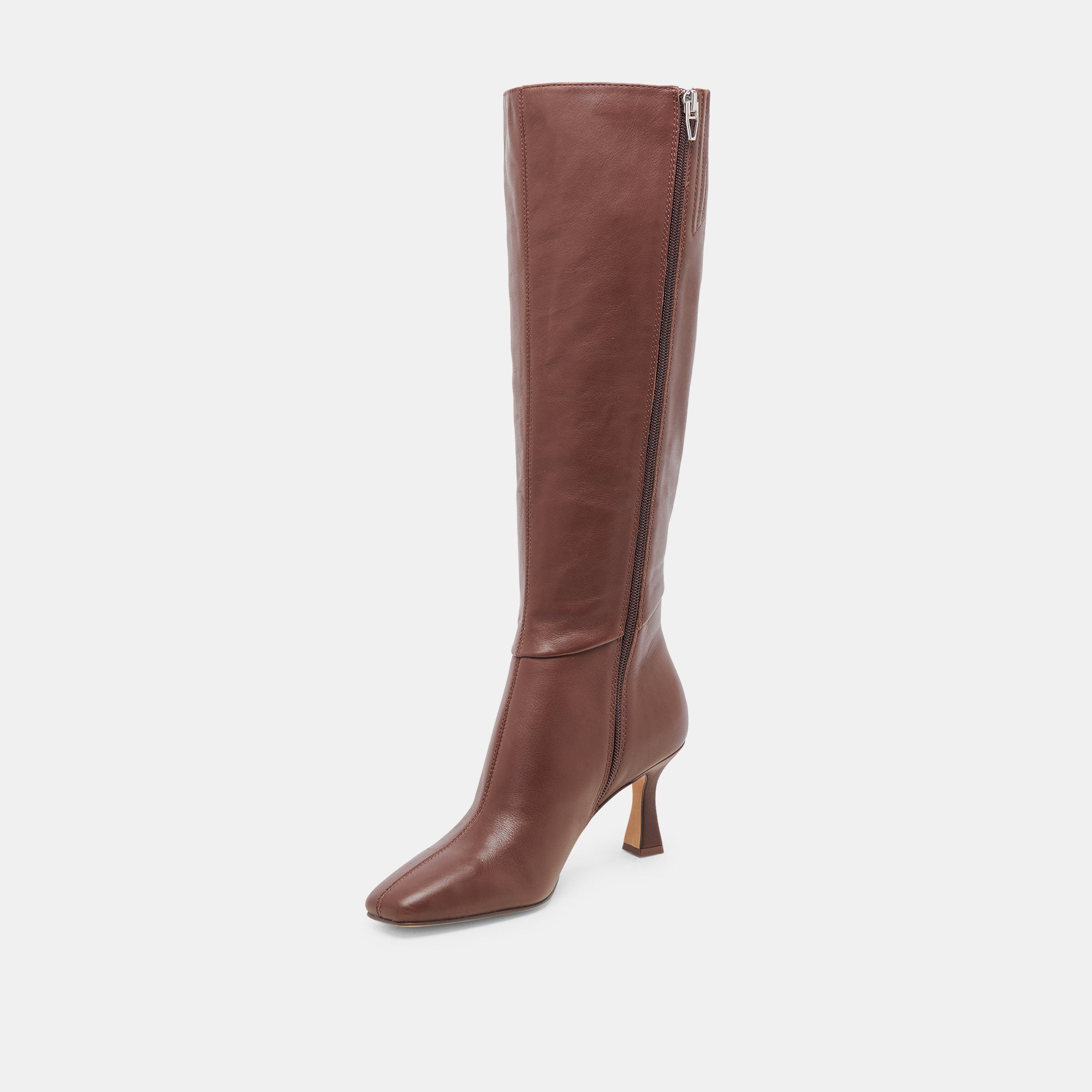 GYRA WIDE CALF BOOTS CHOCOLATE LEATHER - Image 9