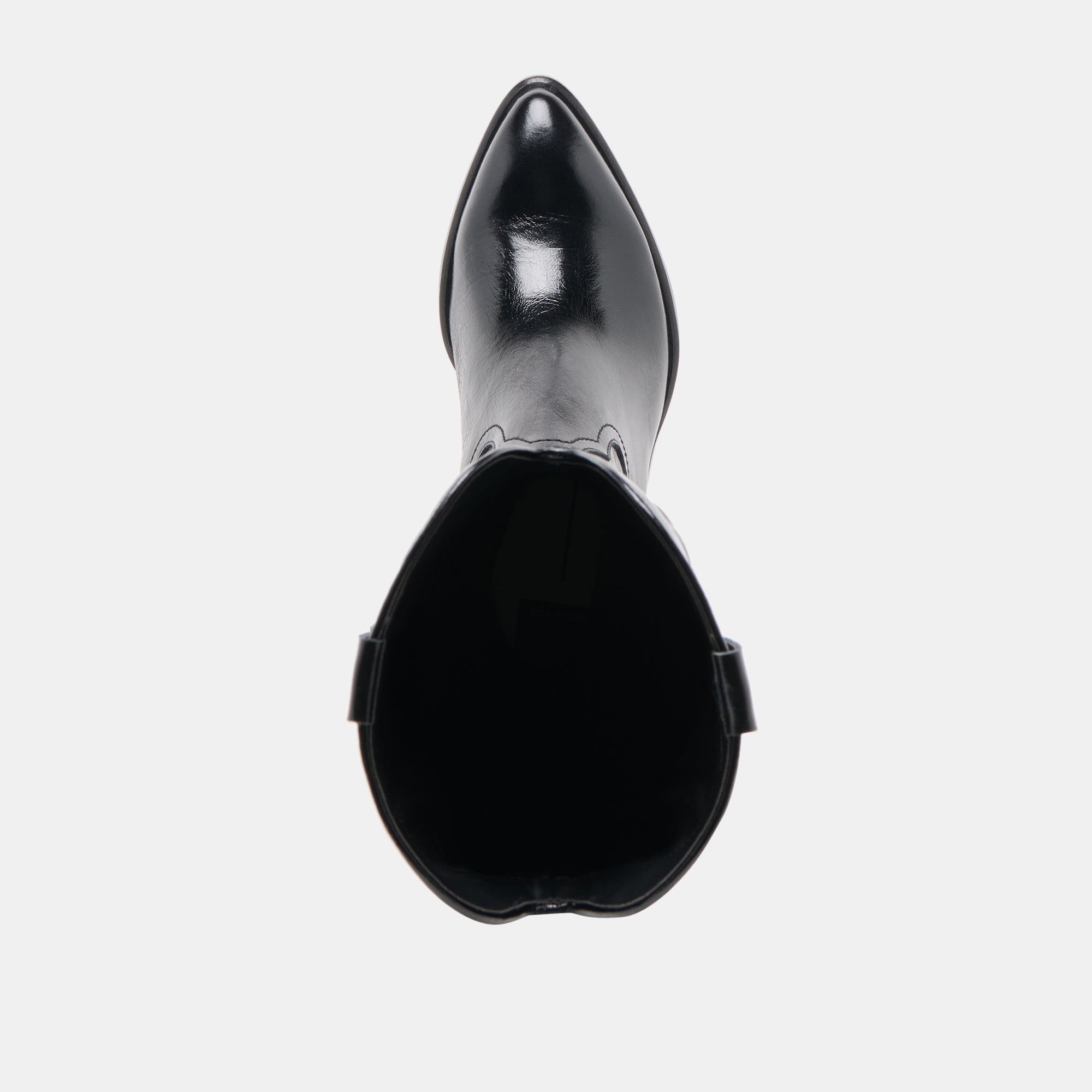 MIRLA WIDE CALF BOOTS BLACK LEATHER - Image 12