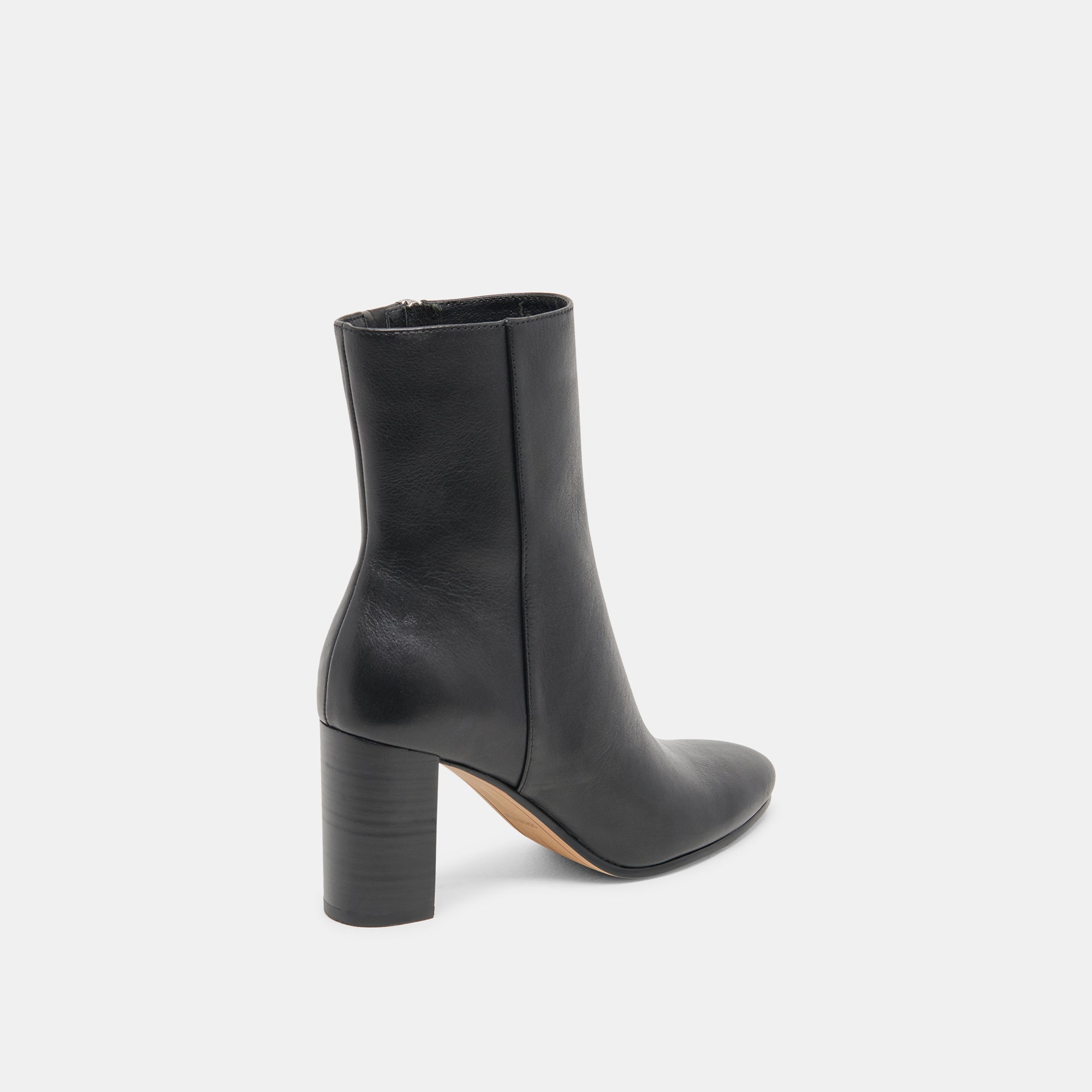 SUZY WIDE BOOTIES BLACK LEATHER - Image 3