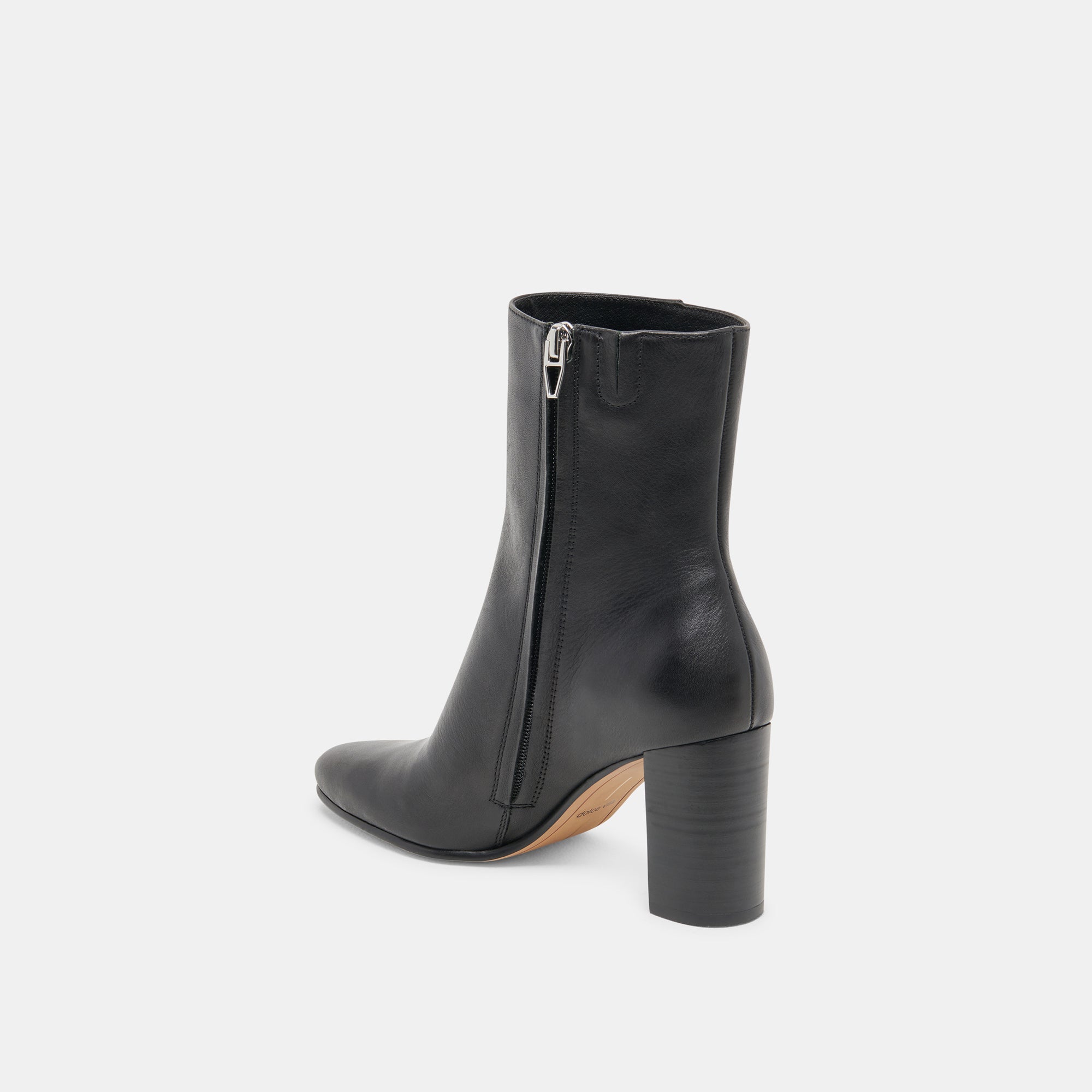 SUZY WIDE BOOTIES BLACK LEATHER - Image 5