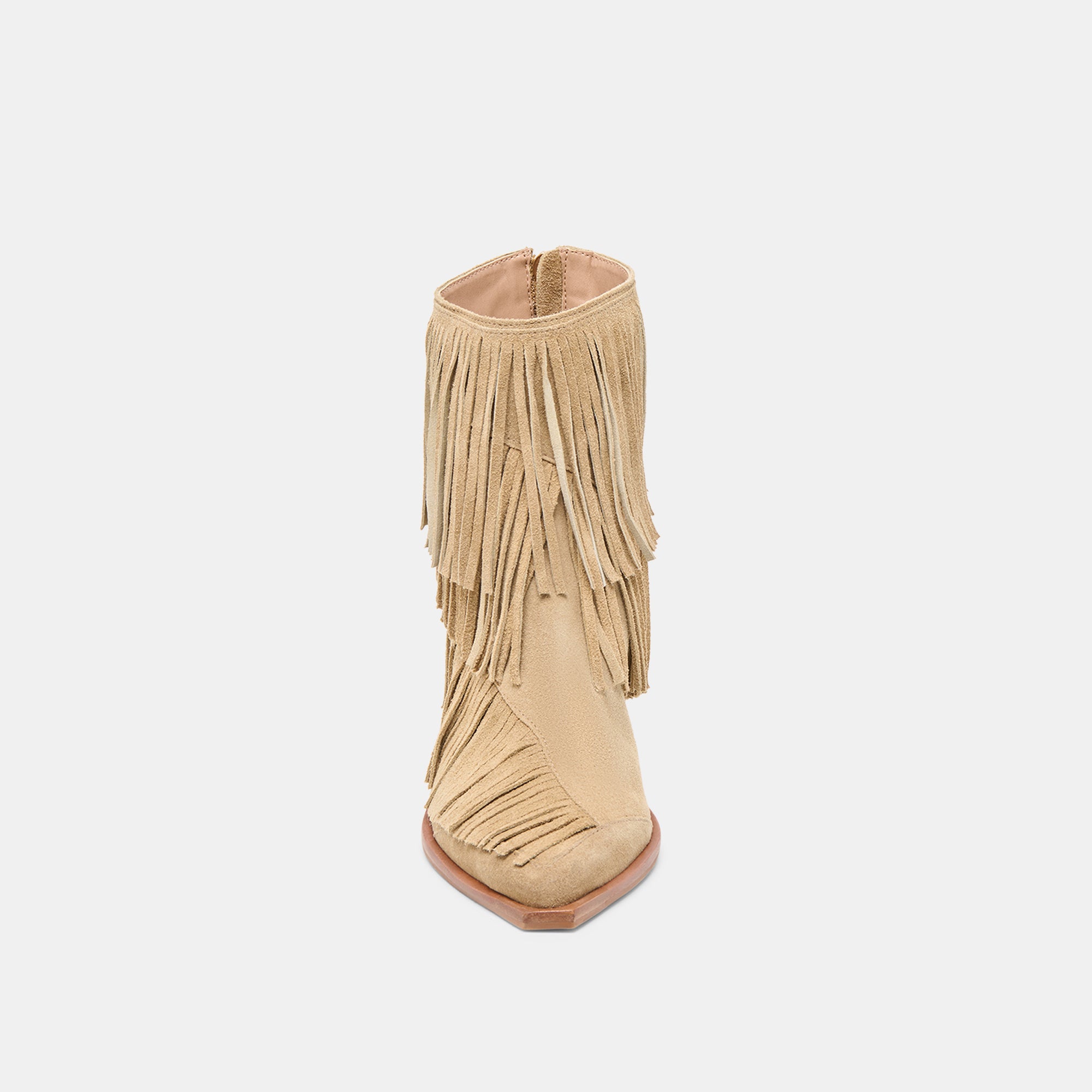 TOREY BOOTIES DK TAUPE SUEDE - Image 8