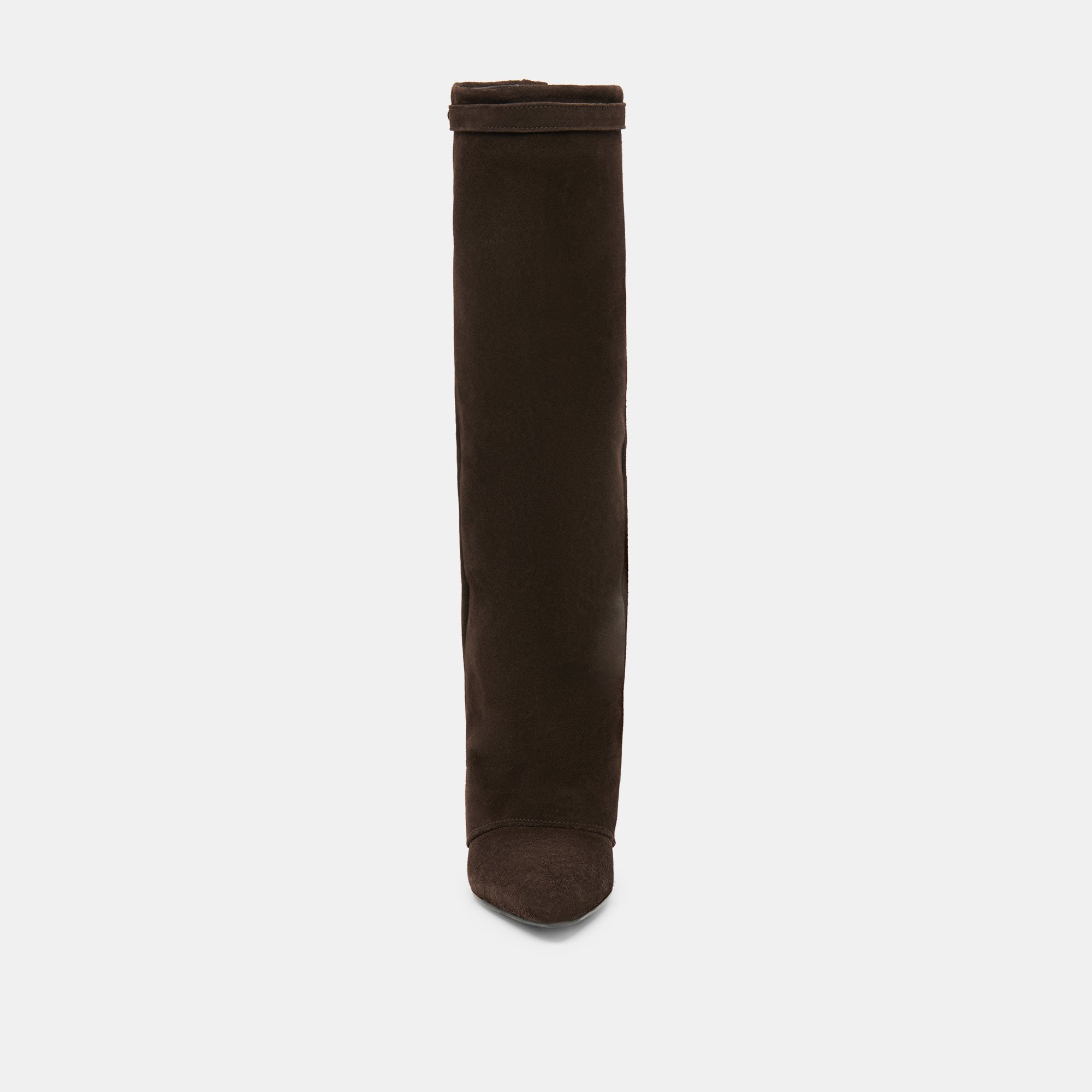 AGGY BOOTS DK BROWN SUEDE - Image 7