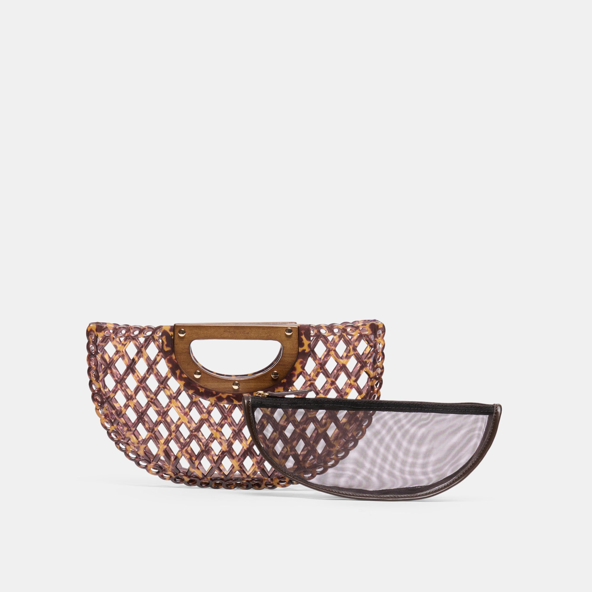 SOLANDRA CLUTCH TORTOISE JELLY - Image 3