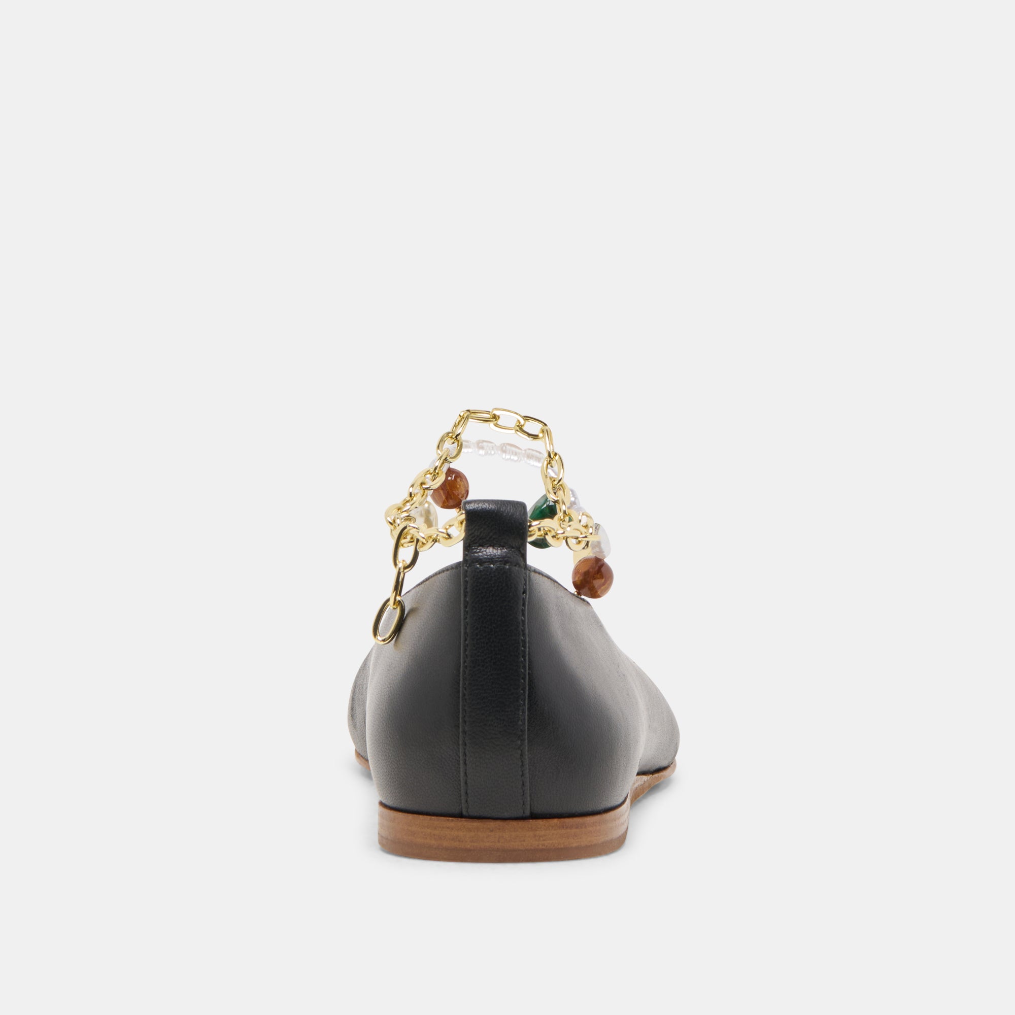 BAIDEN BALLET FLATS BLACK LEATHER - Image 7