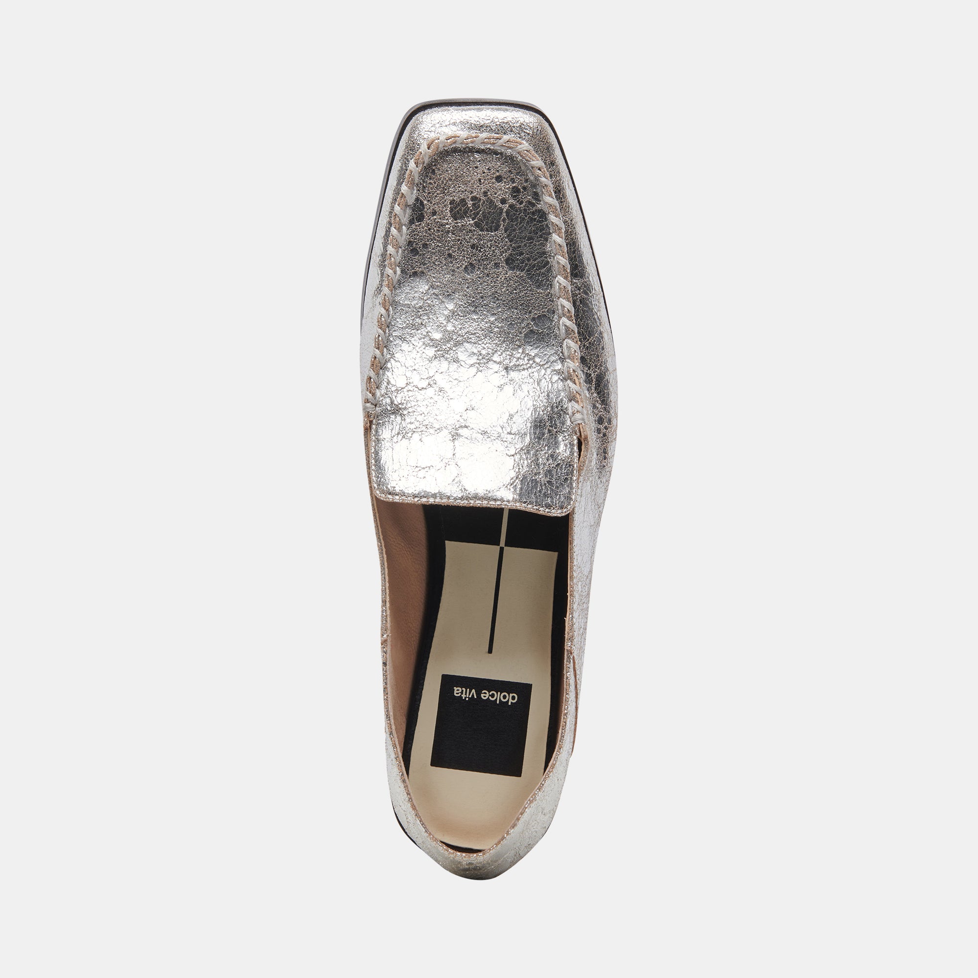 BENY FLATS SILVER DISTRESSED LEATHER - Image 17