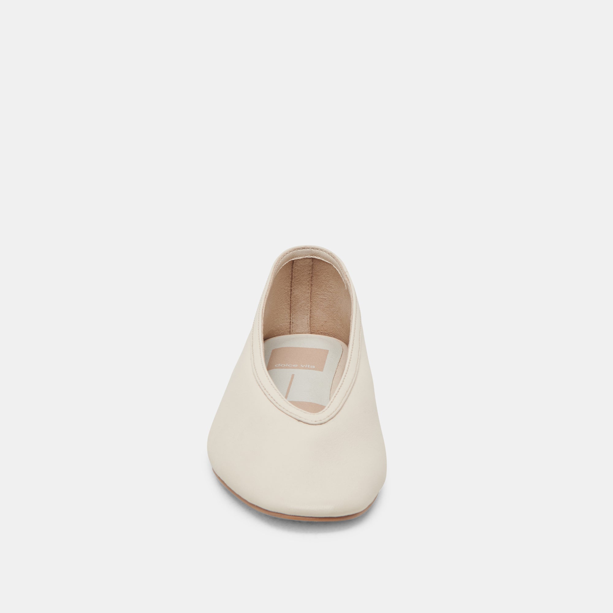 BRAIDY BALLET FLATS IVORY LEATHER - Image 9