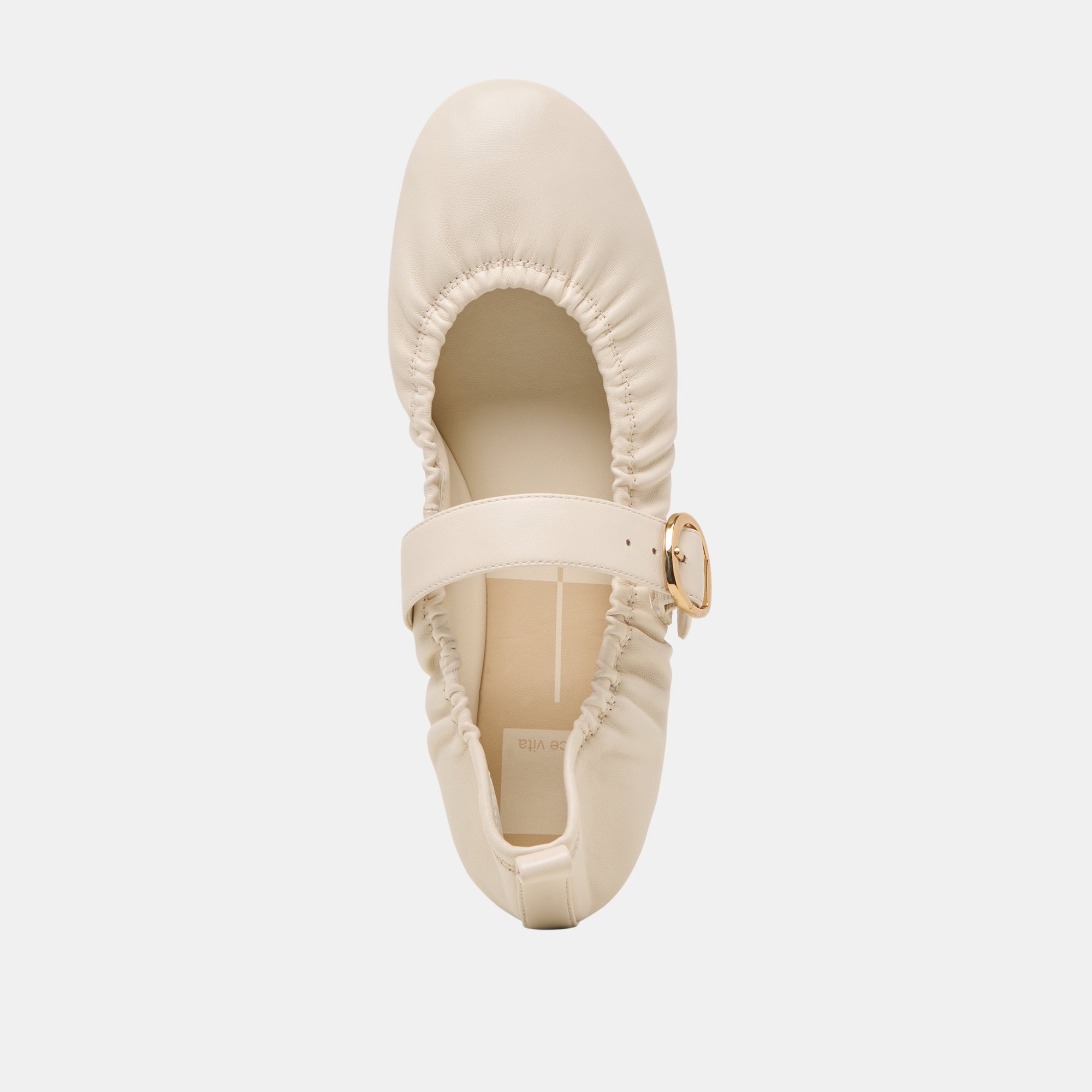 CAELY BALLET FLATS BONE LEATHER - Image 13