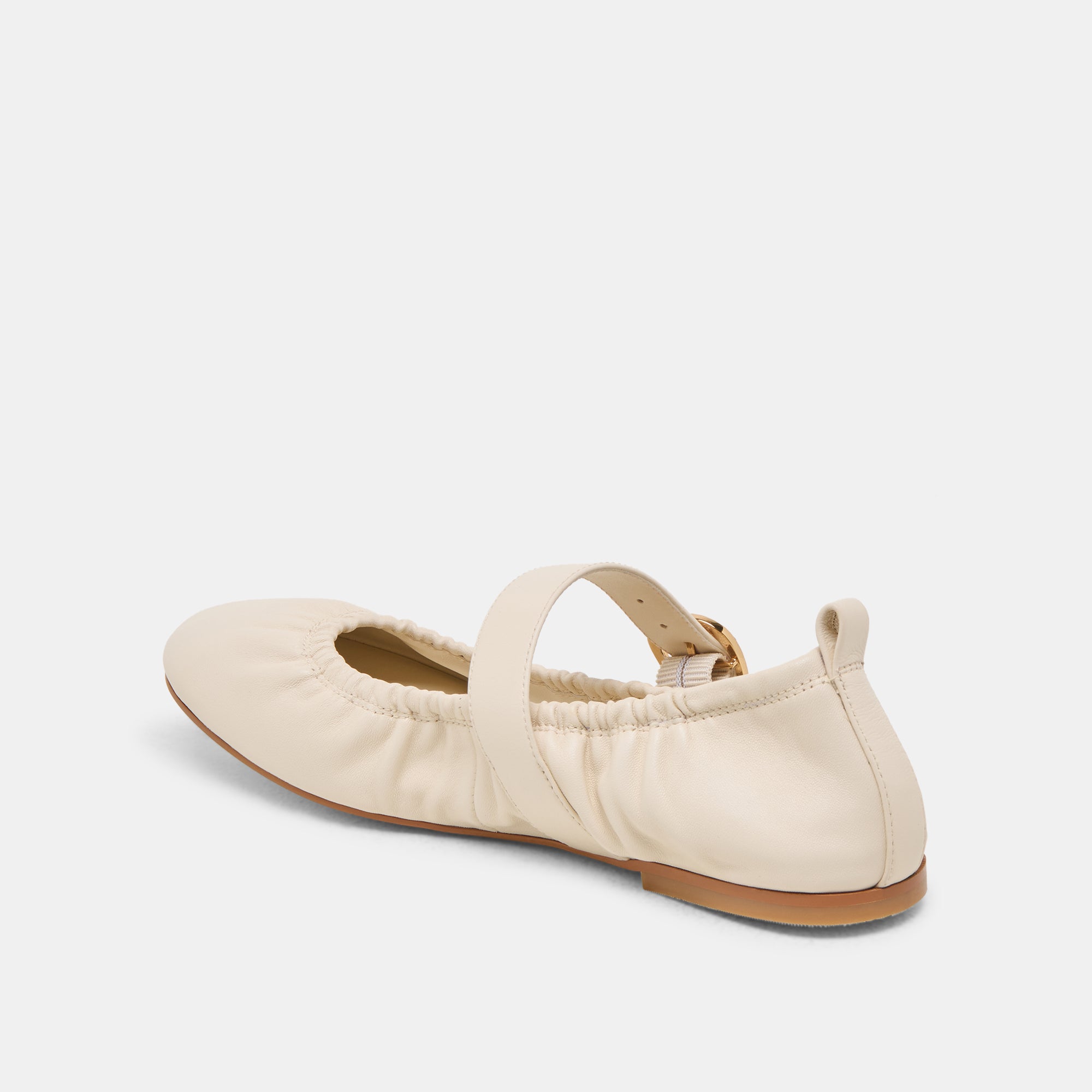 CAELY BALLET FLATS BONE LEATHER - Image 9