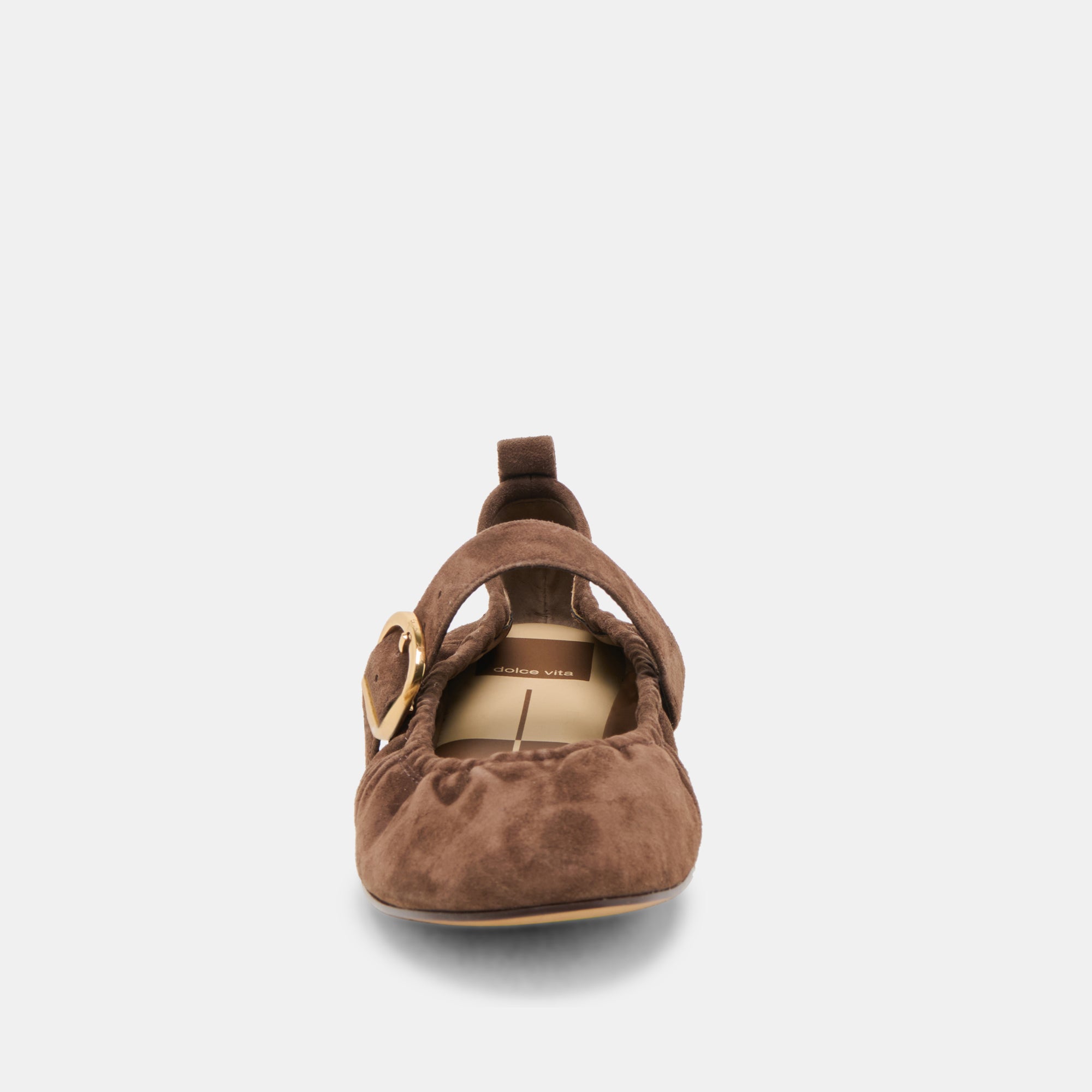 CAELY BALLET FLATS DK BROWN SUEDE - Image 11
