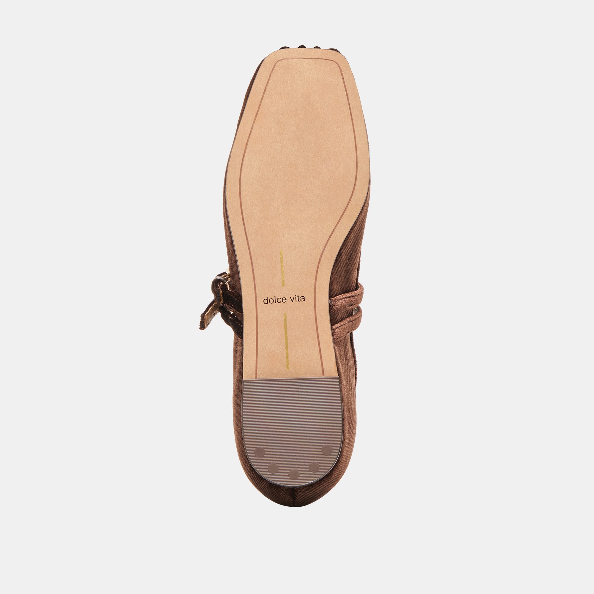GIBSEN BALLET FLATS CHOCOLATE VELVET - Image 12