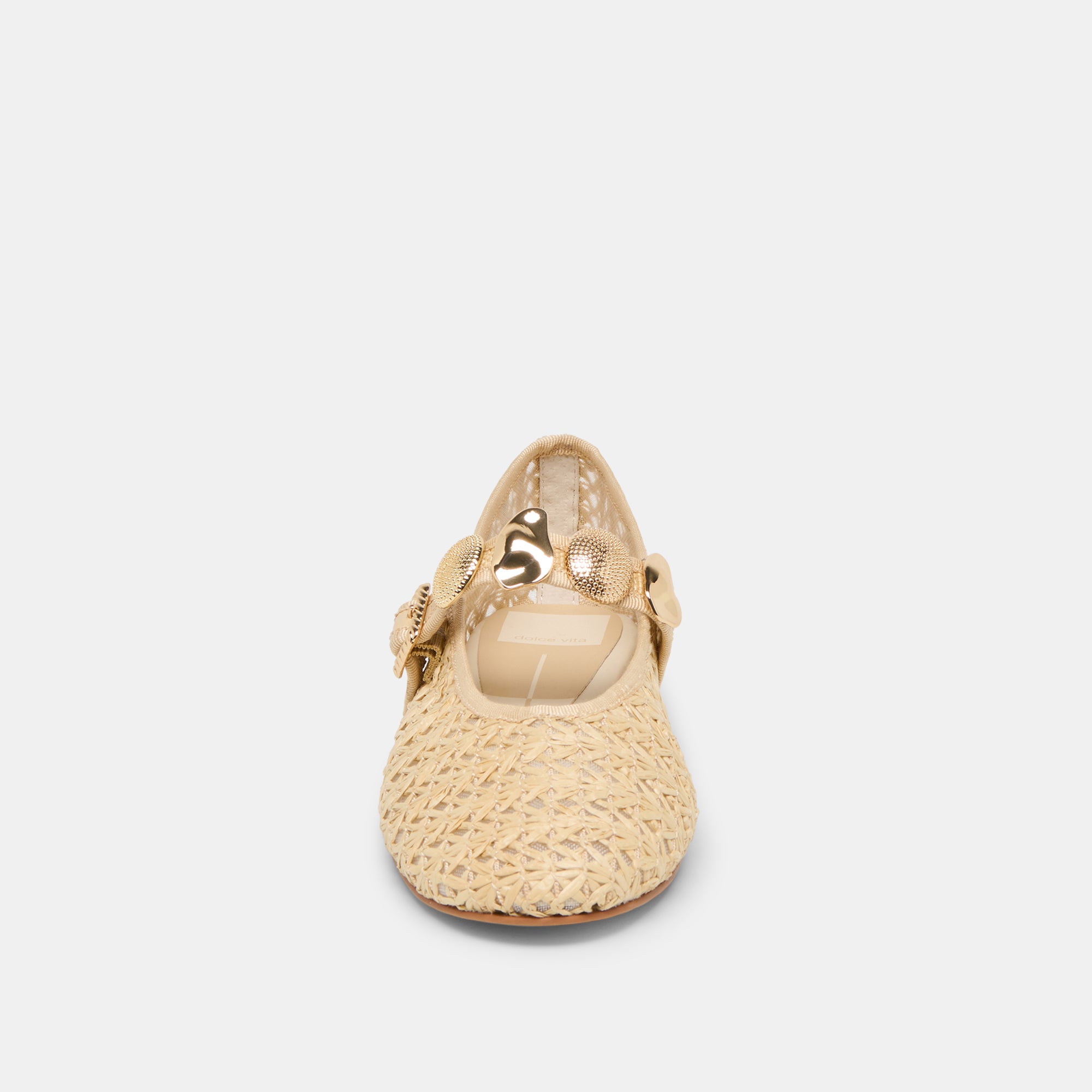 RELAN BALLET FLATS NATURAL CROSS HATCH RAFFIA - Image 11