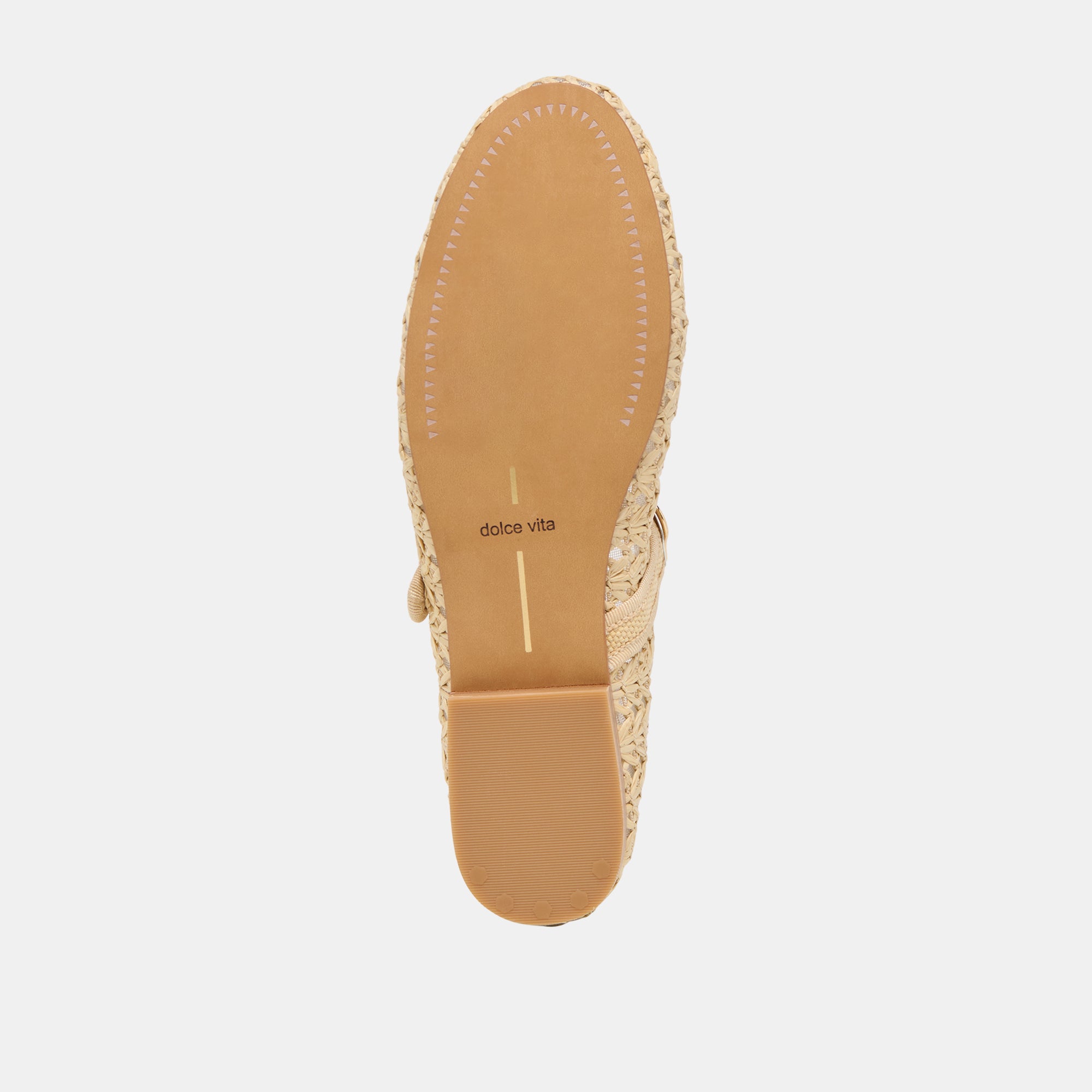 RELAN BALLET FLATS NATURAL CROSS HATCH RAFFIA - Image 14