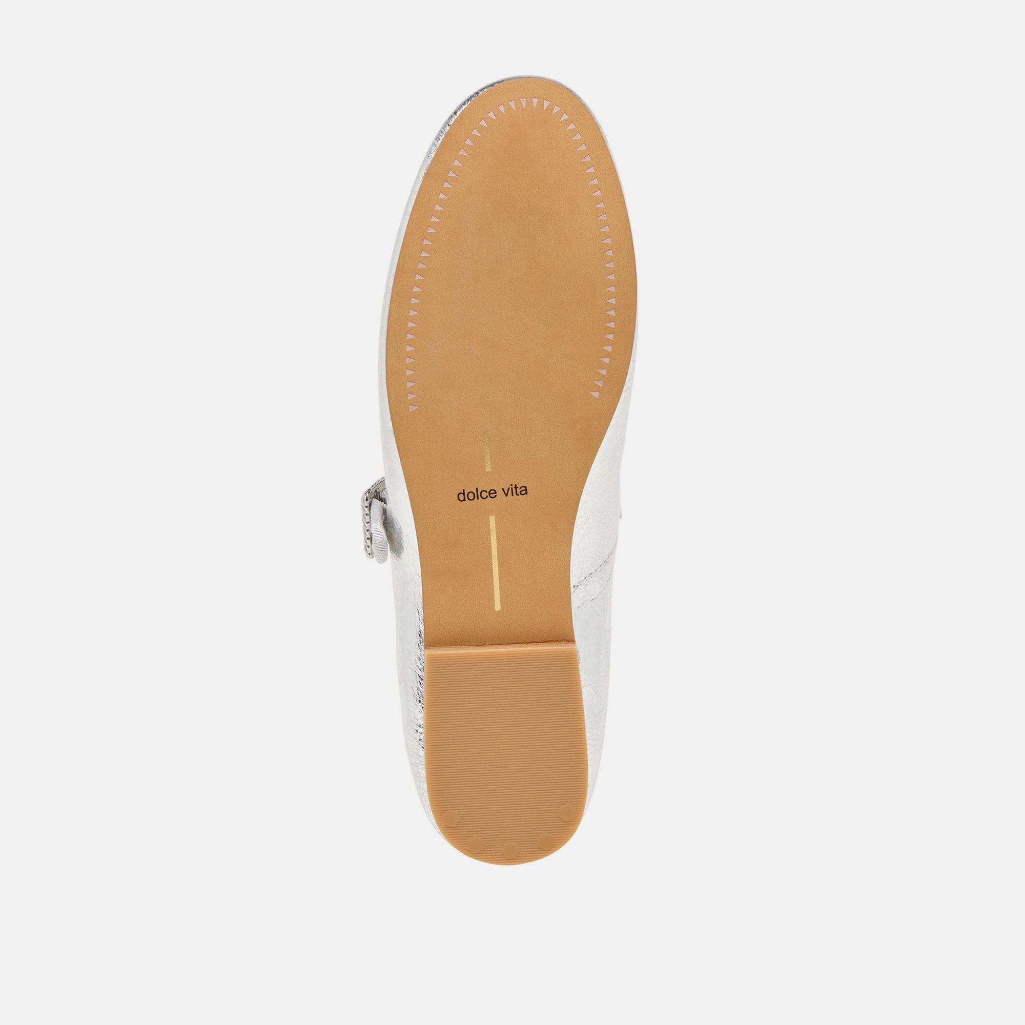 RELAN BALLET FLATS SILVER DISTRESSED LEATHER - Image 9