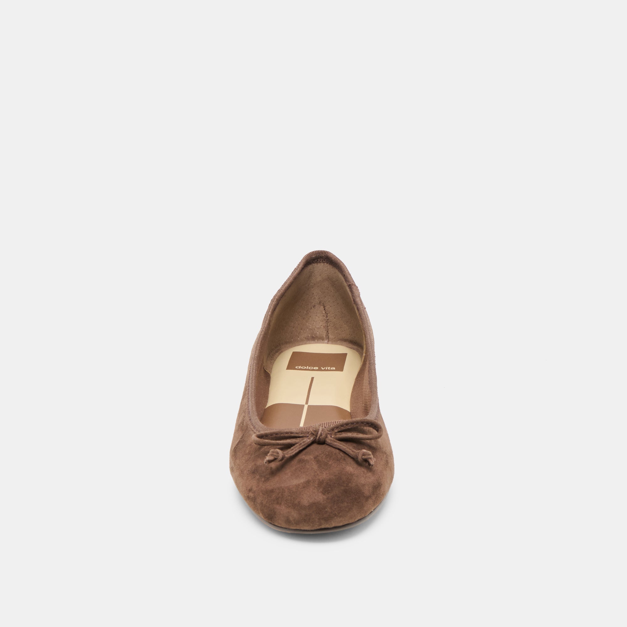 RITLA WIDE BALLET FLATS DK BROWN SUEDE - Image 6