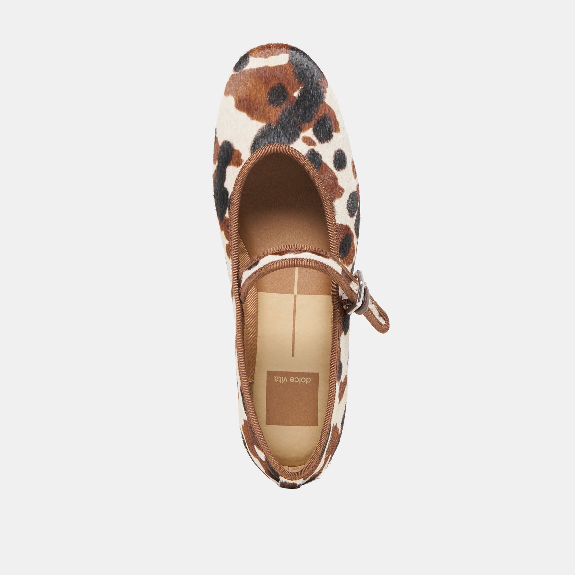 ROSLYN BALLET FLATS COCOA TAURUS CALF HAIR - re:vita - Image 12