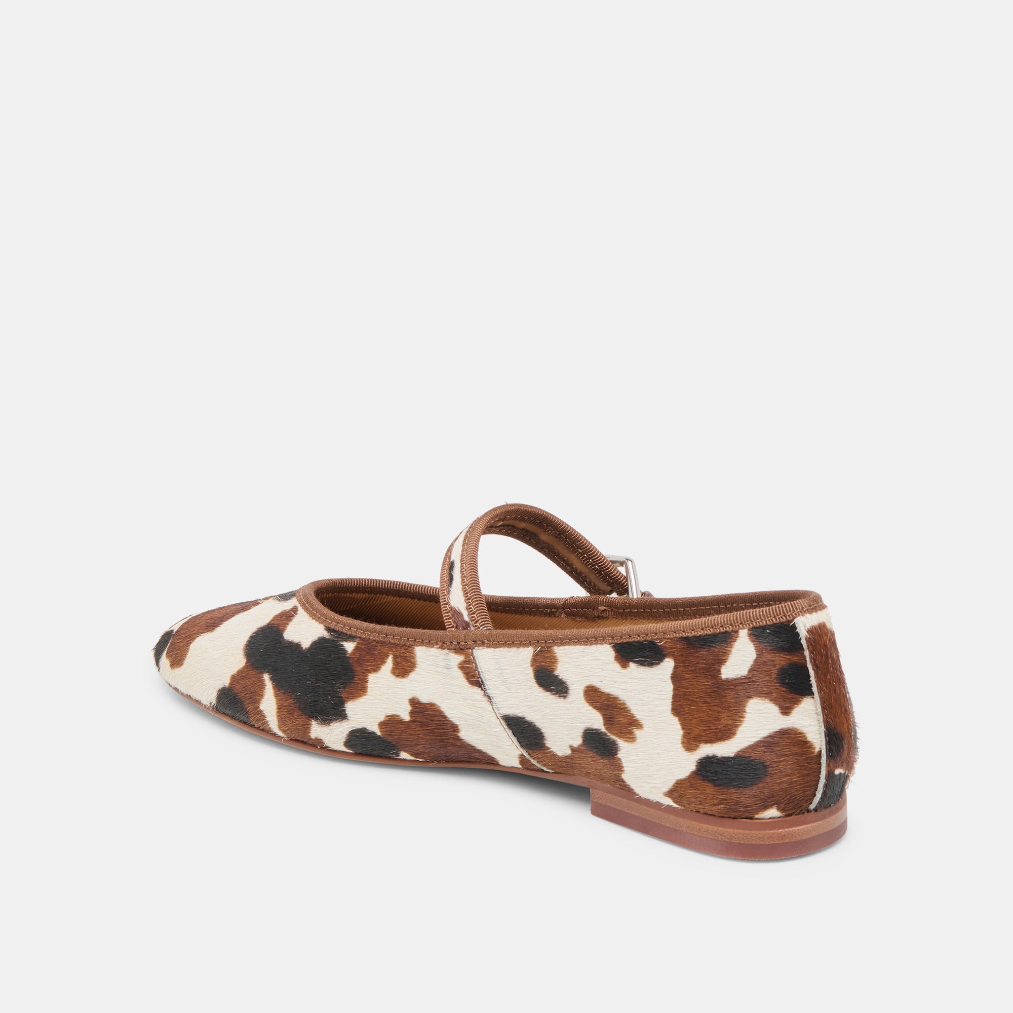 ROSLYN BALLET FLATS COCOA TAURUS CALF HAIR - re:vita - Image 9