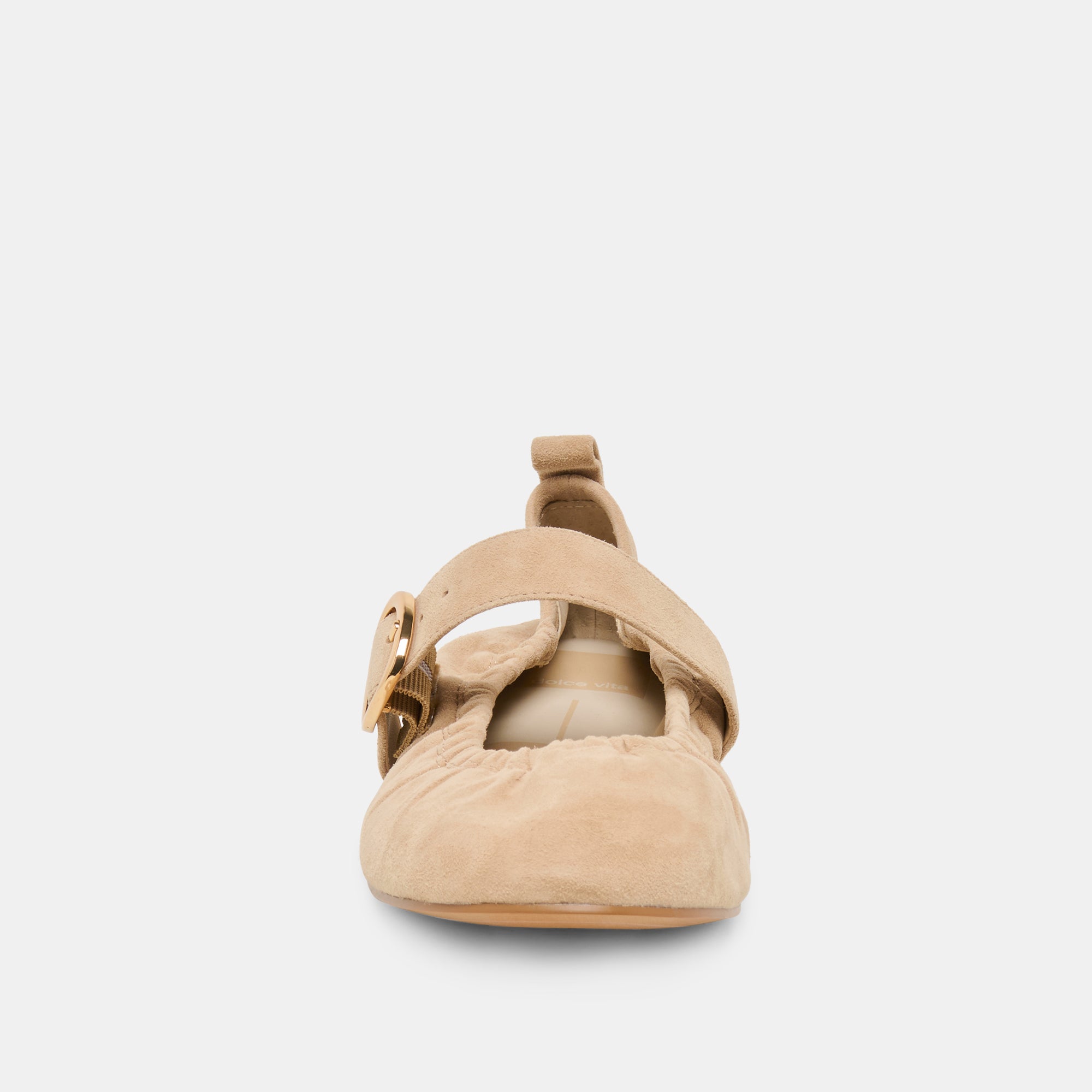 CAELY BALLET FLATS CAMEL SUEDE - Image 8