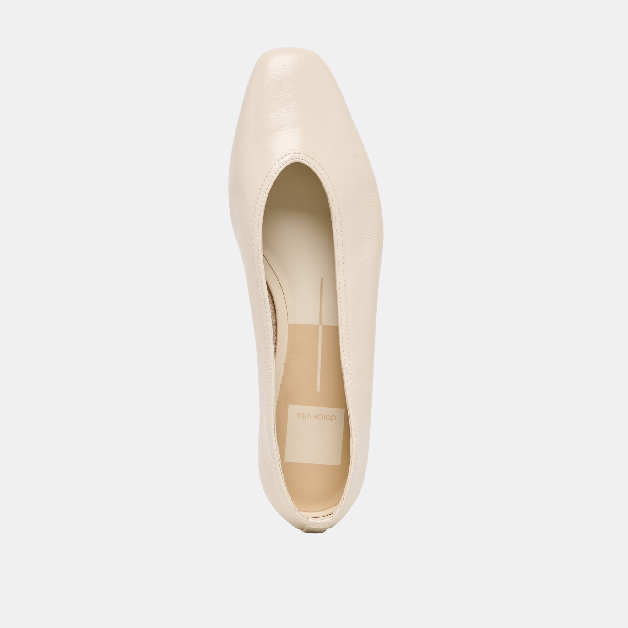 CARET BALLET FLATS BONE LEATHER - Image 8