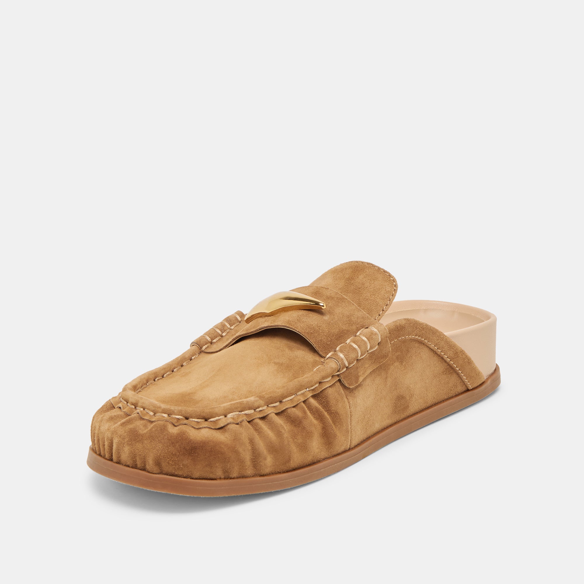 JODERO FLATS LT BROWN SUEDE - Image 5