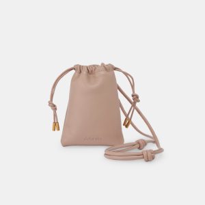 EVIE PHONE POUCH CAFE LEATHER