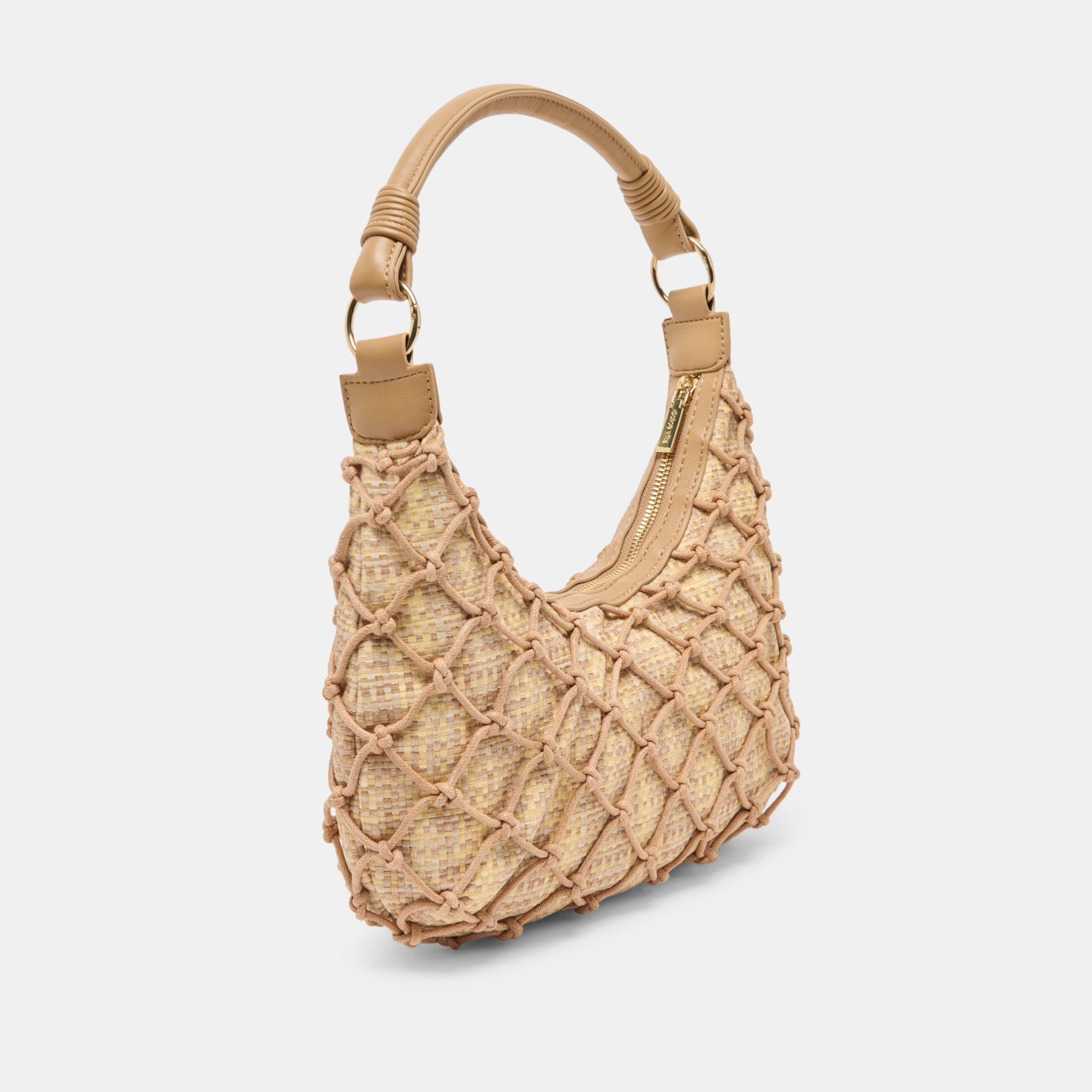 POSITANO SHOULDER BAG NATURAL RAFFIA - Image 7