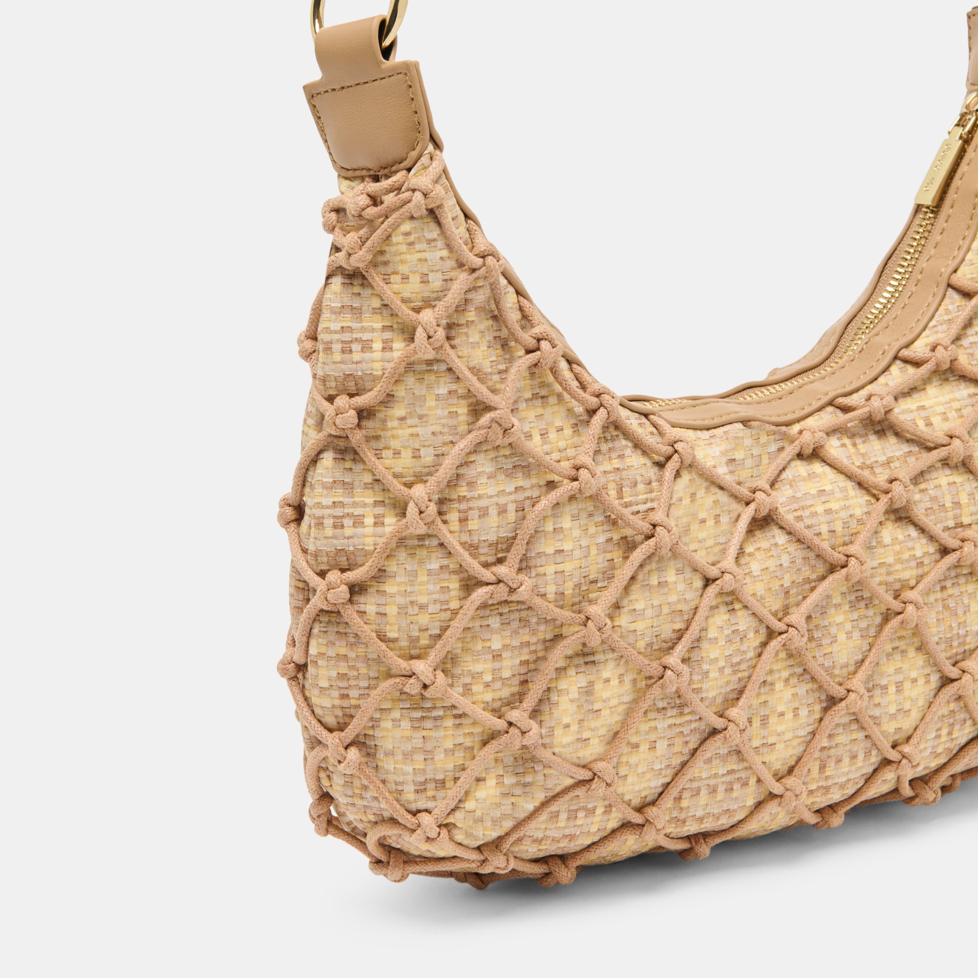 POSITANO SHOULDER BAG NATURAL RAFFIA - Image 8
