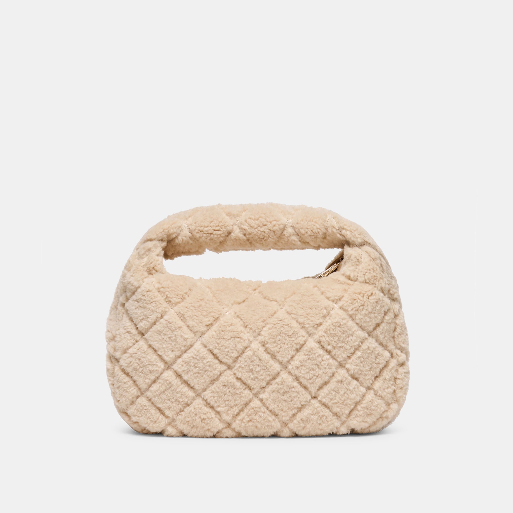 FRANKIE HANDBAG NATURAL PLUSH
