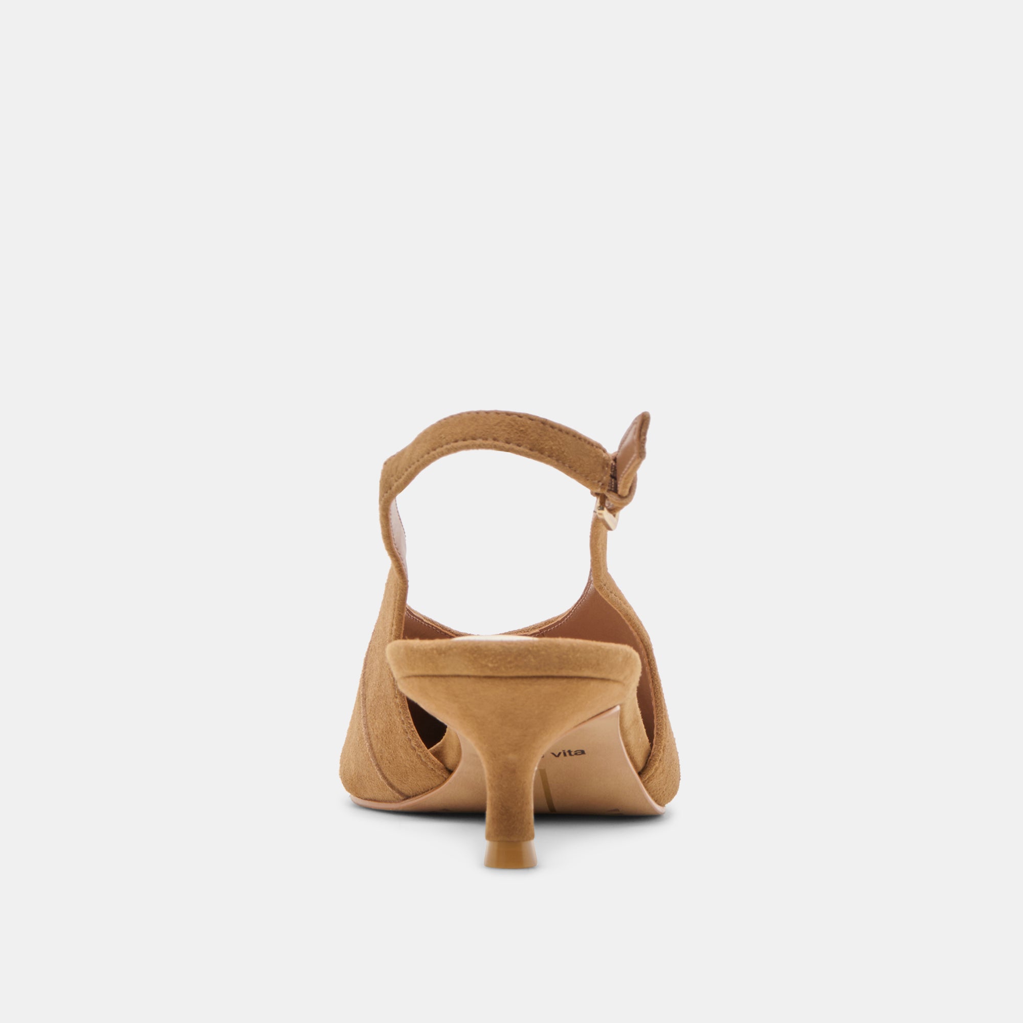 ALENNA HEELS LT BROWN SUEDE - Image 12