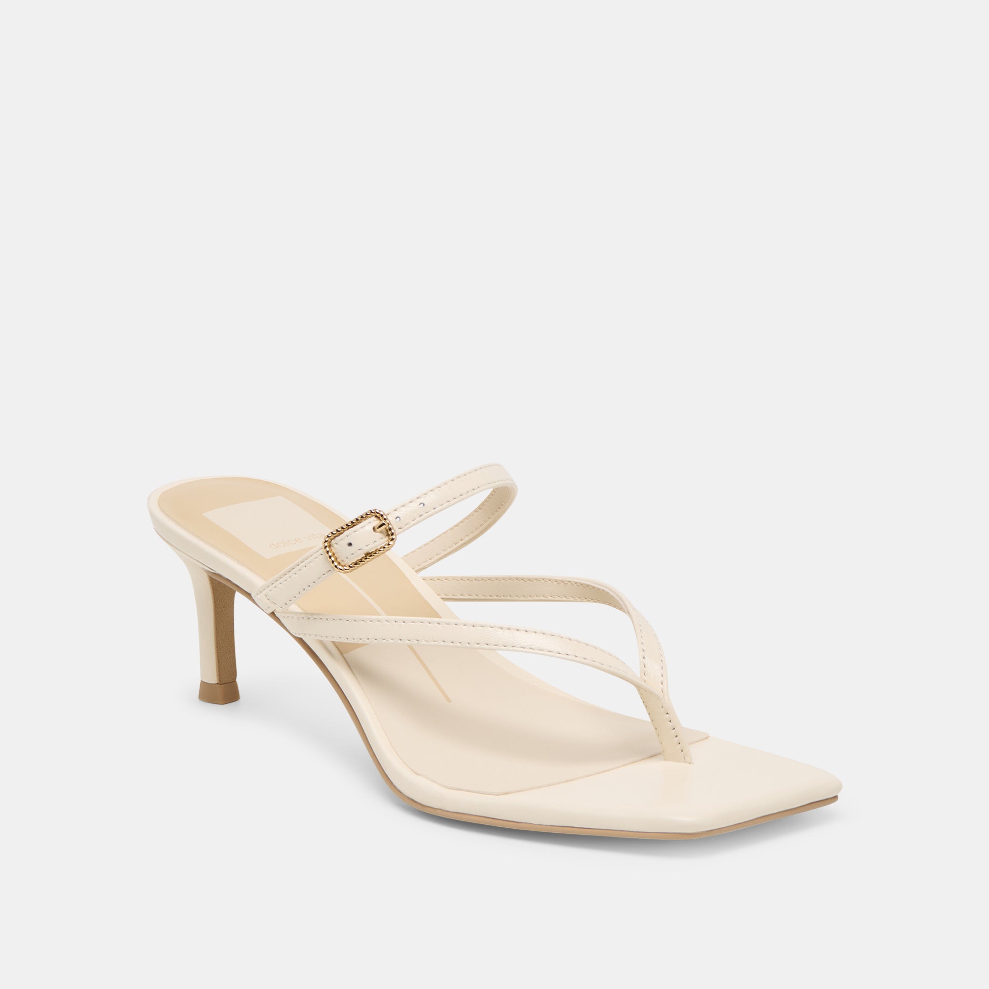 BIAGA HEELS OFF WHITE LEATHER - Image 2