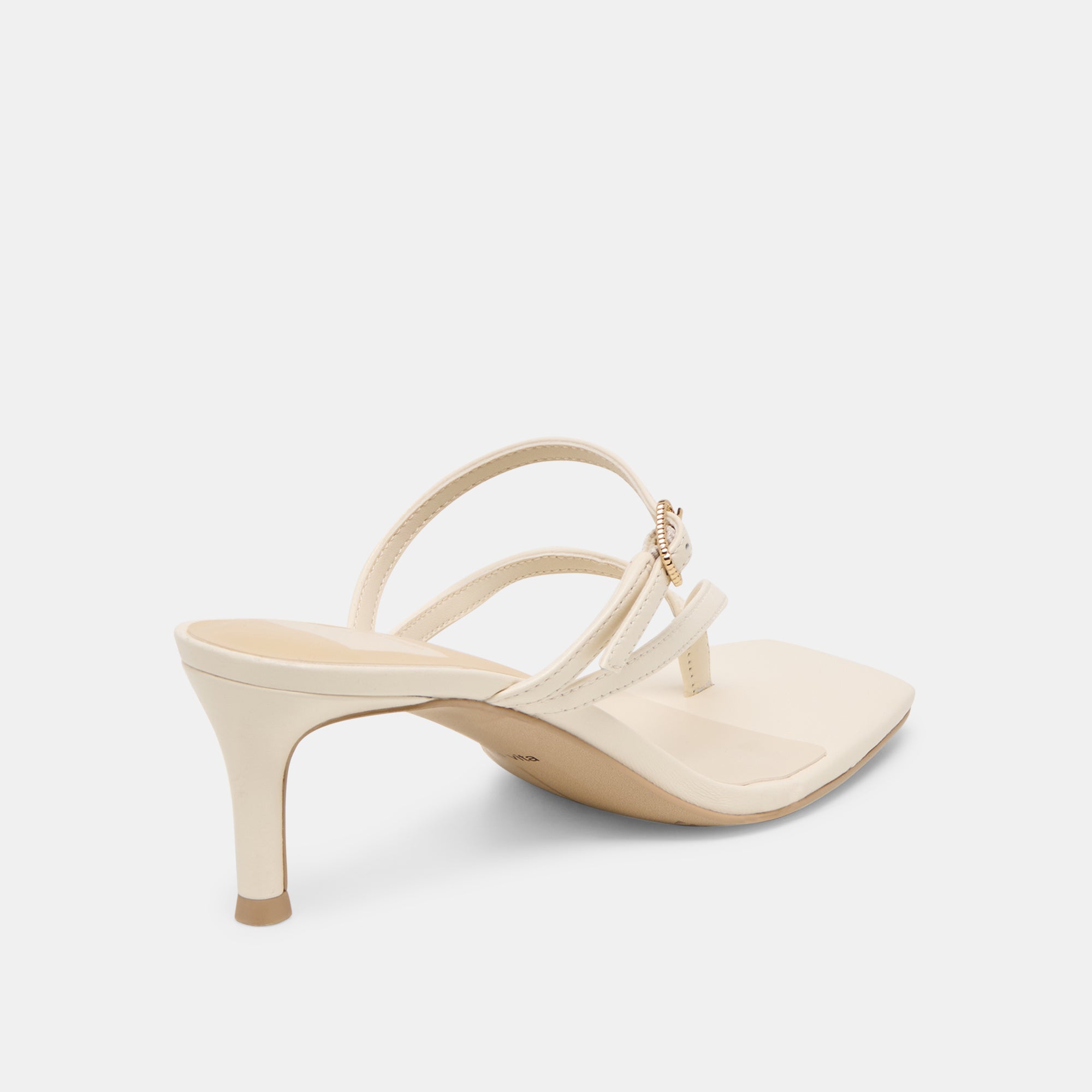 BIAGA HEELS OFF WHITE LEATHER - Image 3