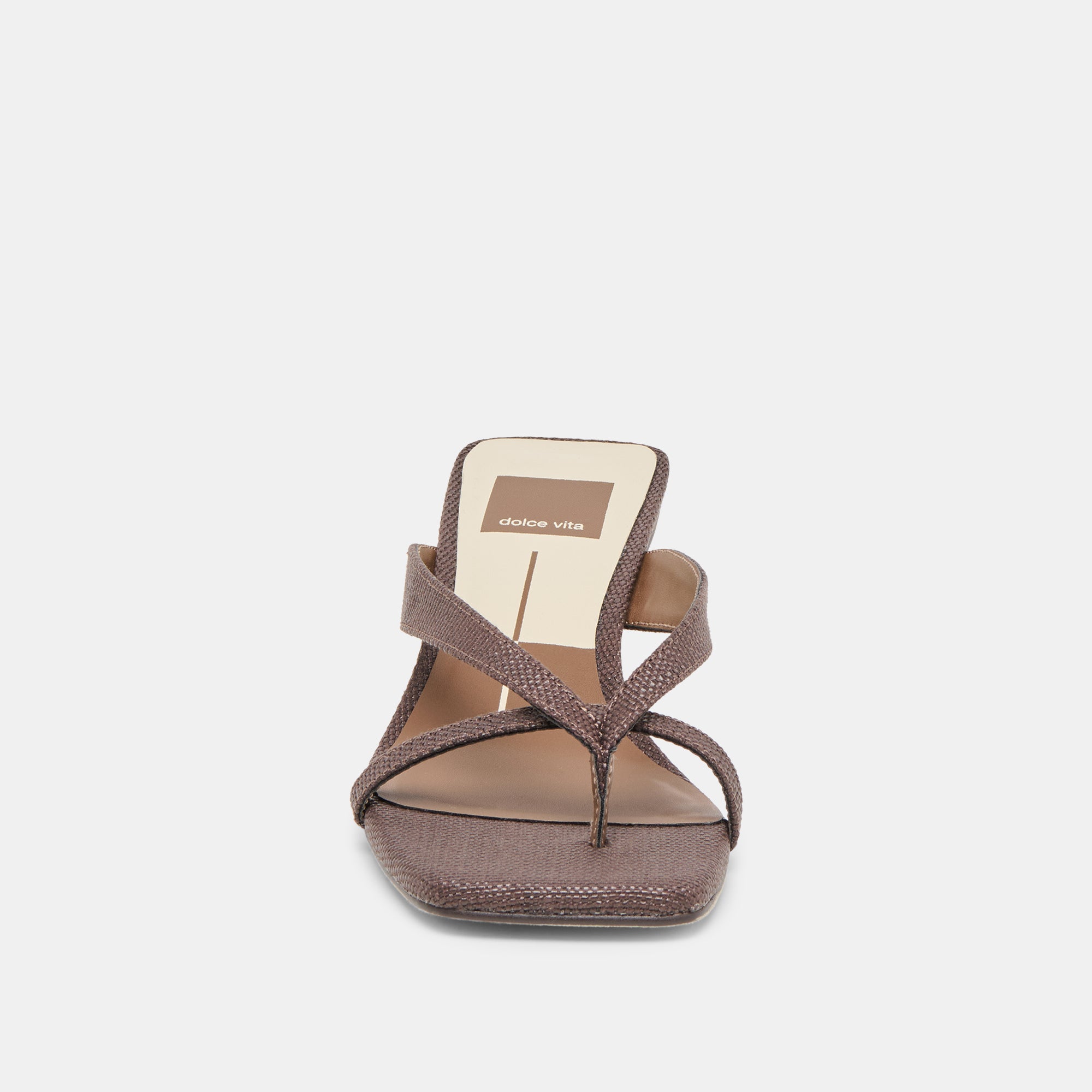 BREVEL HEELS CHOCOLATE RAFFIA - Image 10