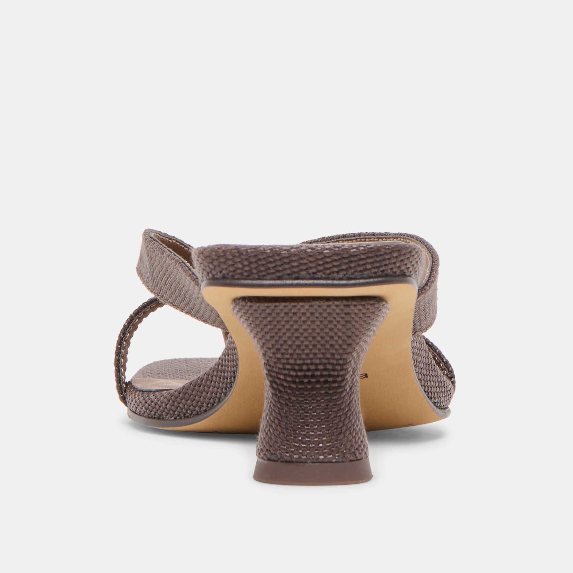 BREVEL HEELS CHOCOLATE RAFFIA - Image 11