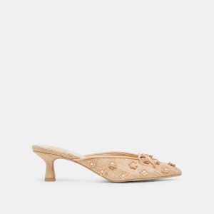 CAMILO HEELS LT NATURAL RAFFIA - re:vita