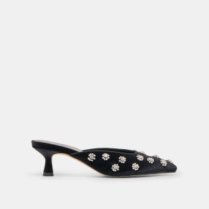 CLARA HEELS NERO VELVET