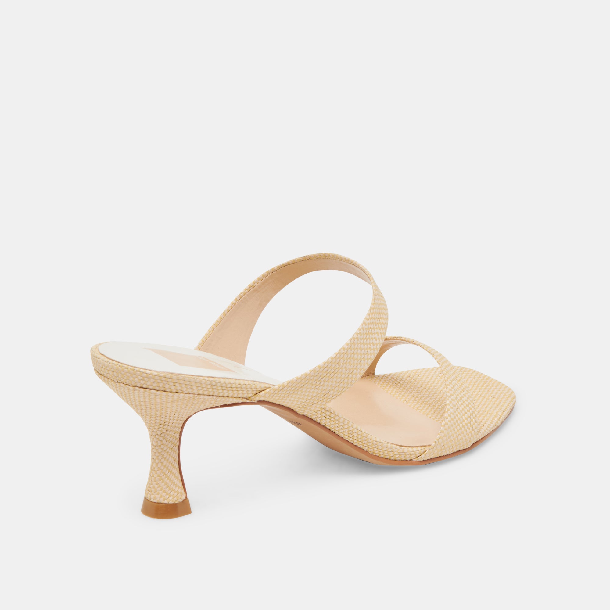 GENORA HEELS LT NATURAL WOVEN RAFFIA - Image 5