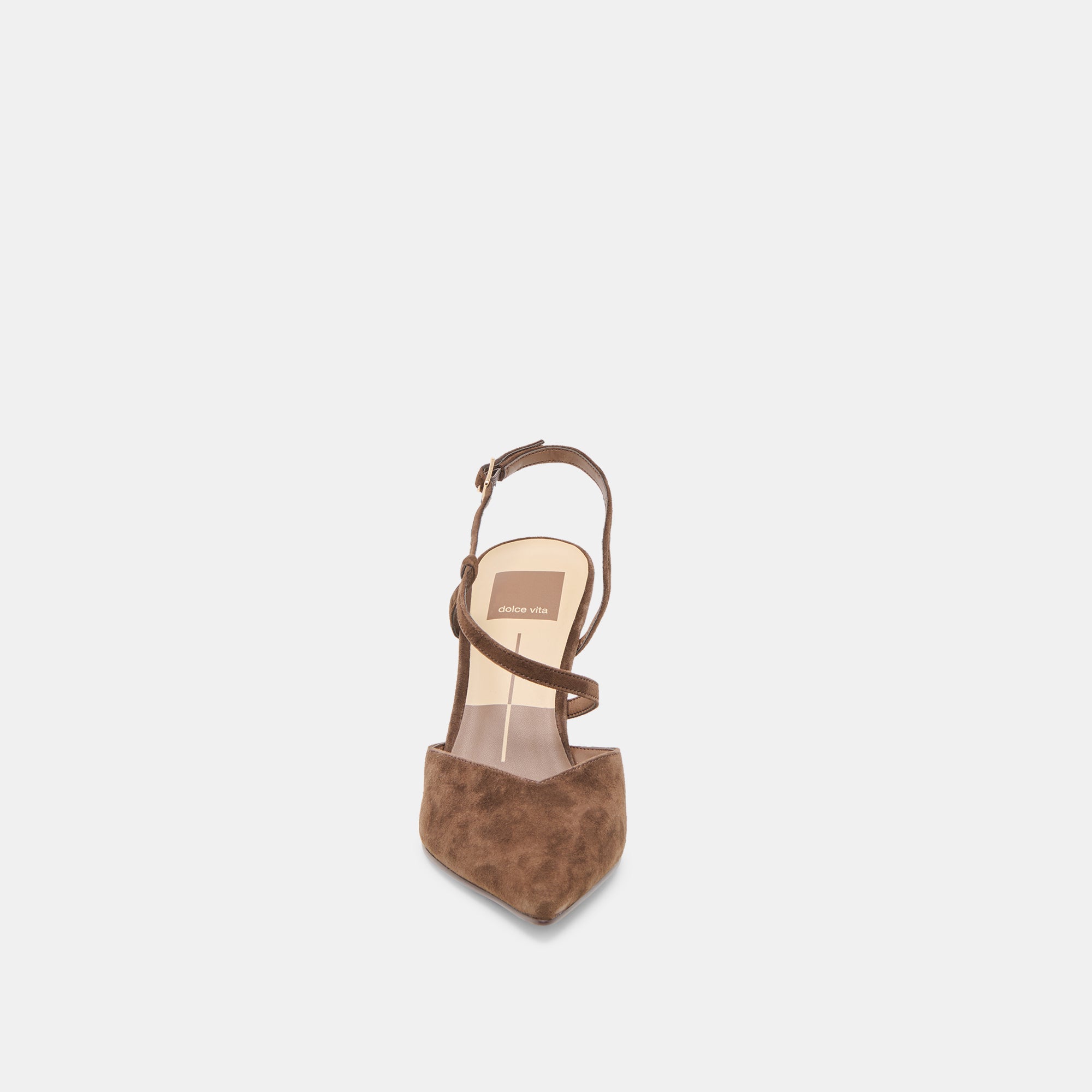 KAMRA HEELS DK BROWN SUEDE - Image 12