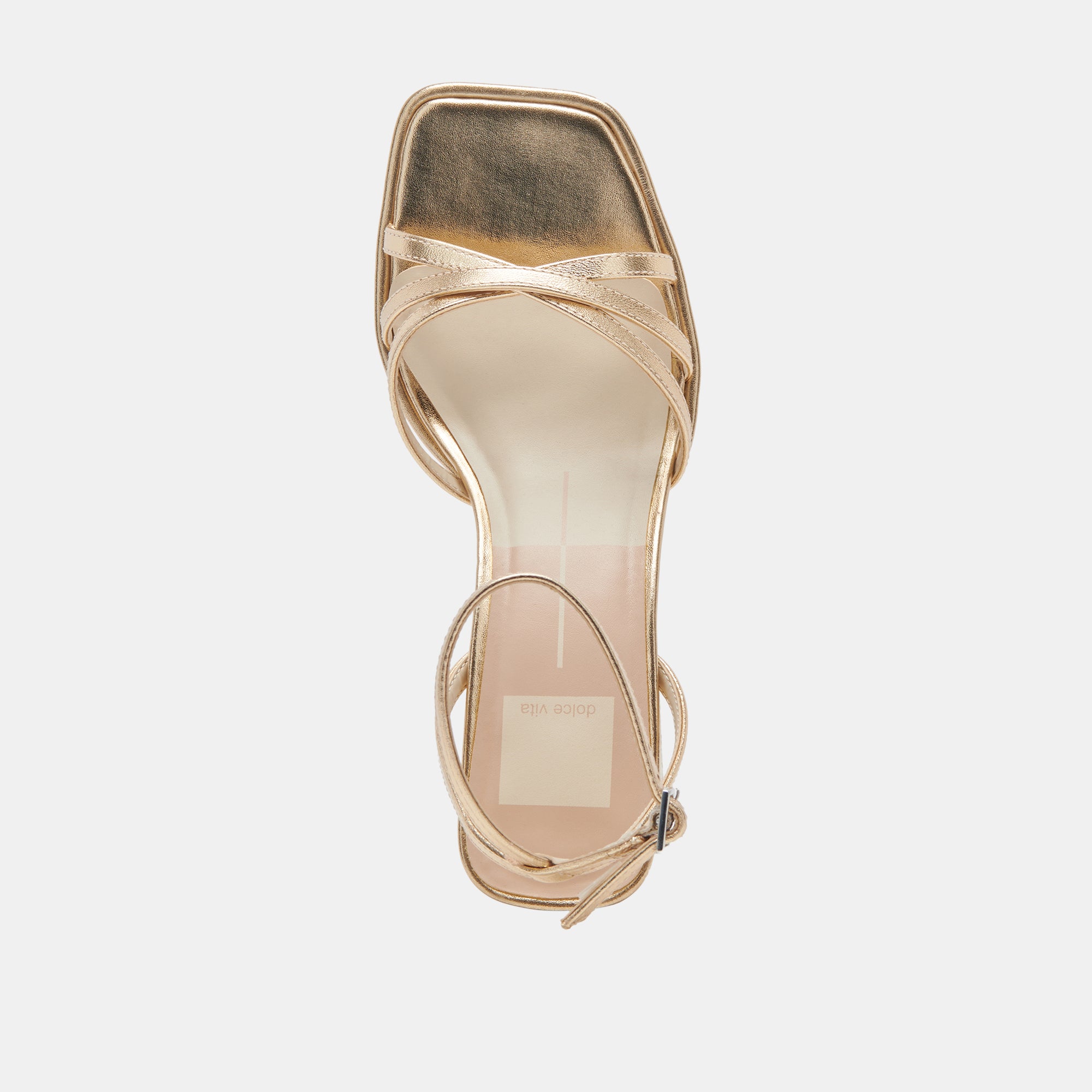 MANJI HEELS LIGHT GOLD METALLIC LEATHER - Image 13