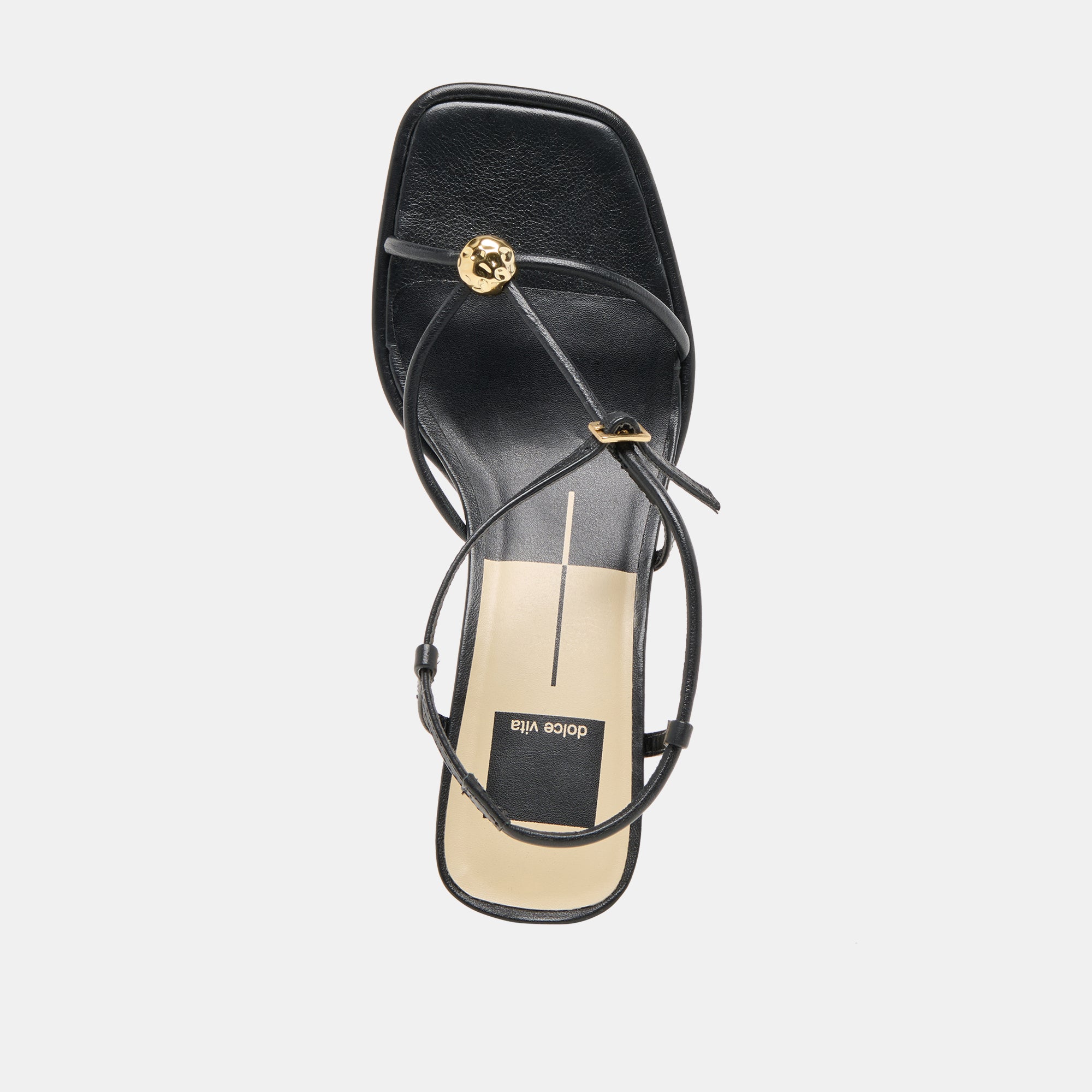 MYLEE WIDE HEELS BLACK LEATHER - Image 8