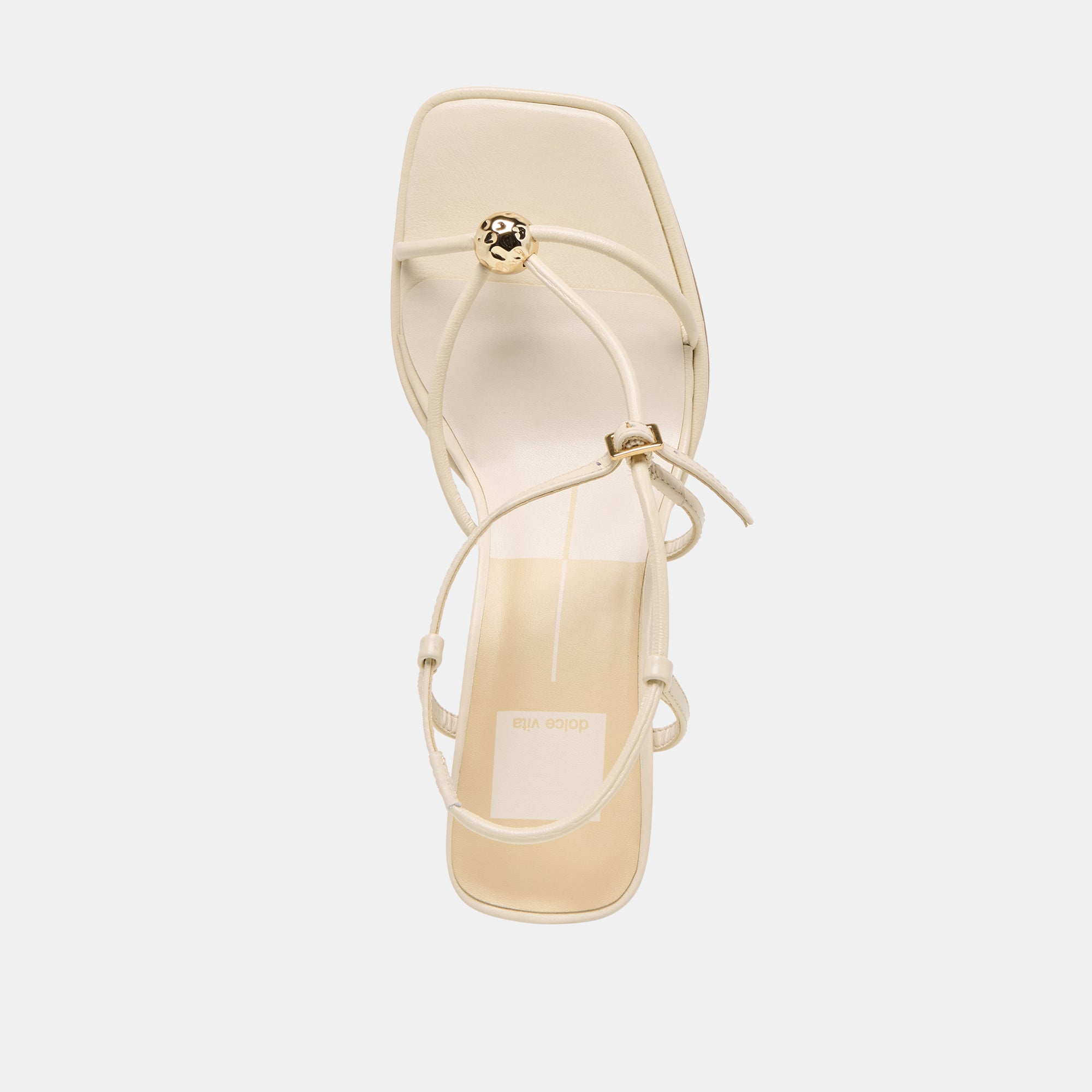 MYLEE WIDE HEELS CREME LEATHER - Image 8