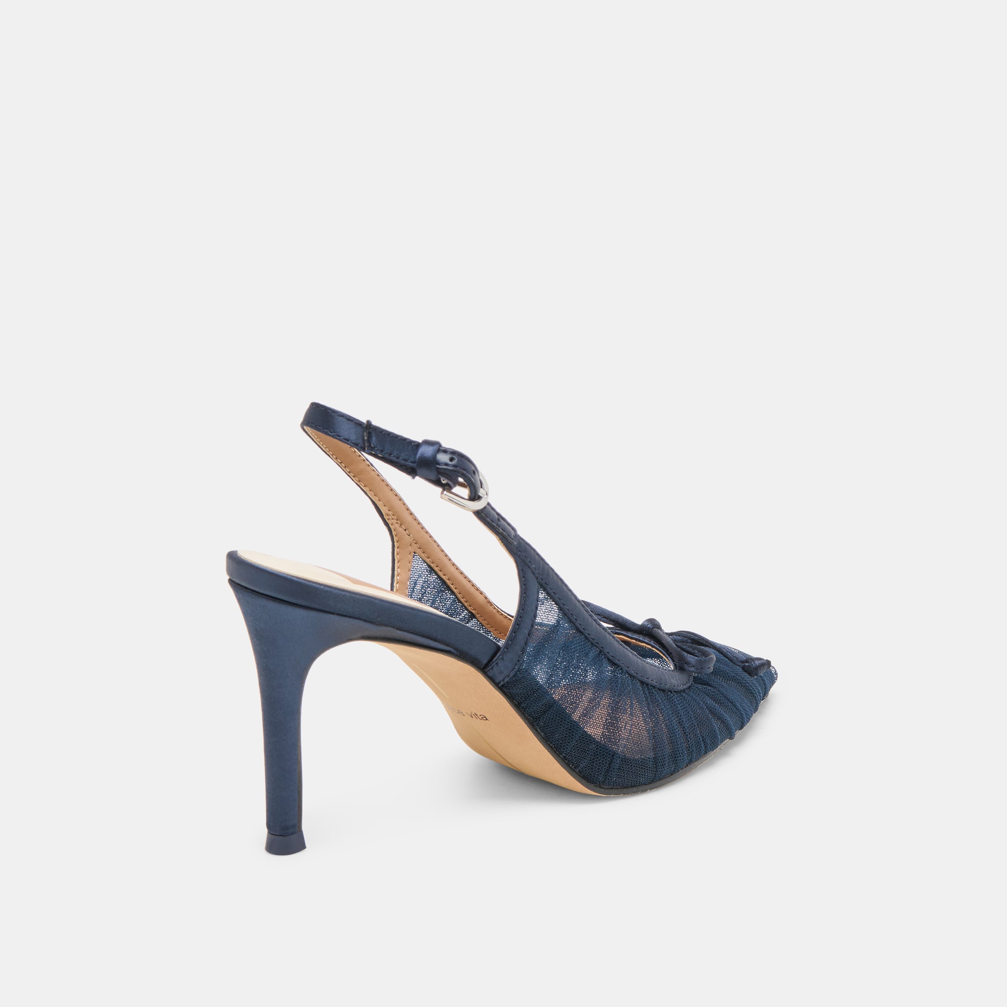YELA HEELS NAVY TULLE - Image 3