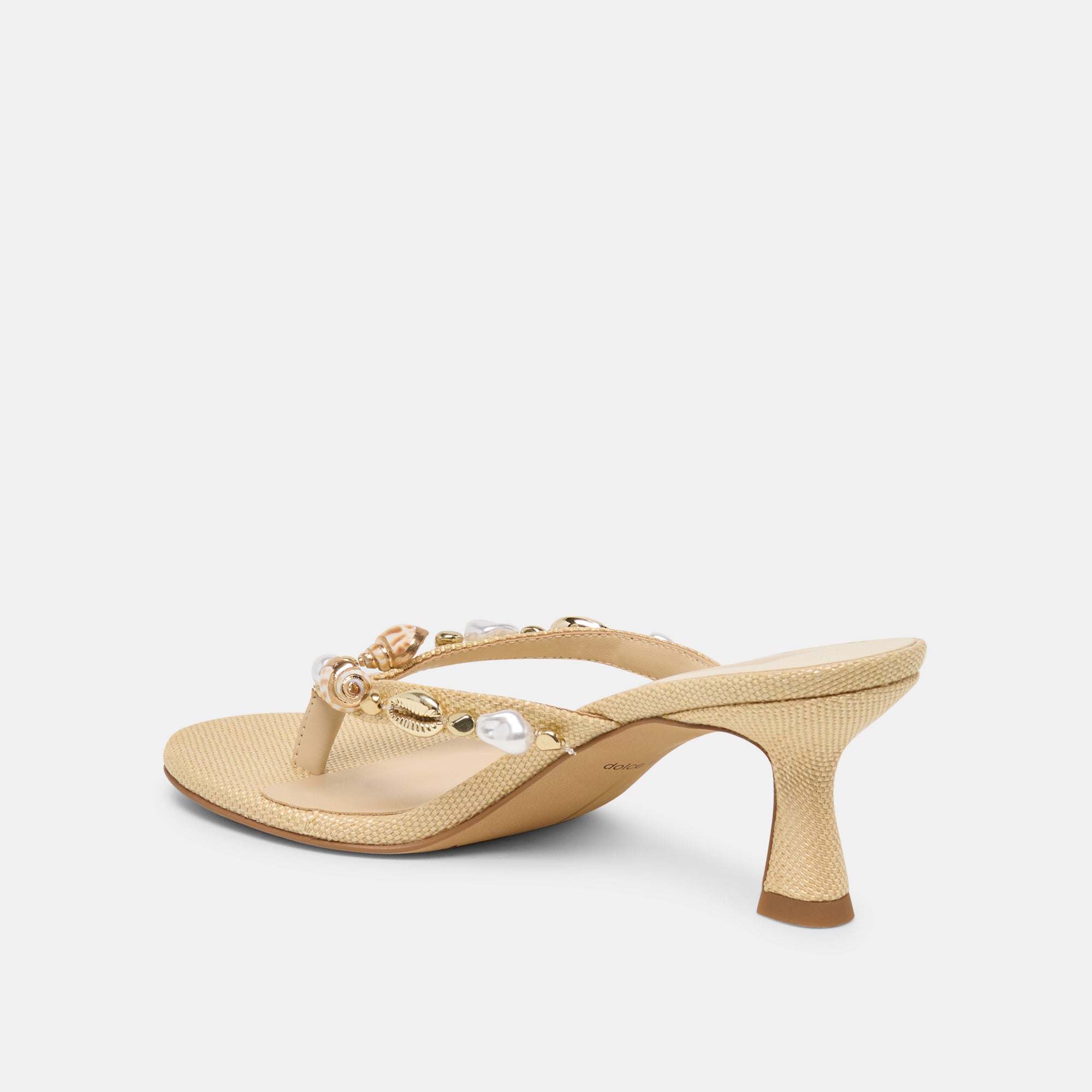 DAKSIE HEELS LT NATURAL RAFFIA - Image 9