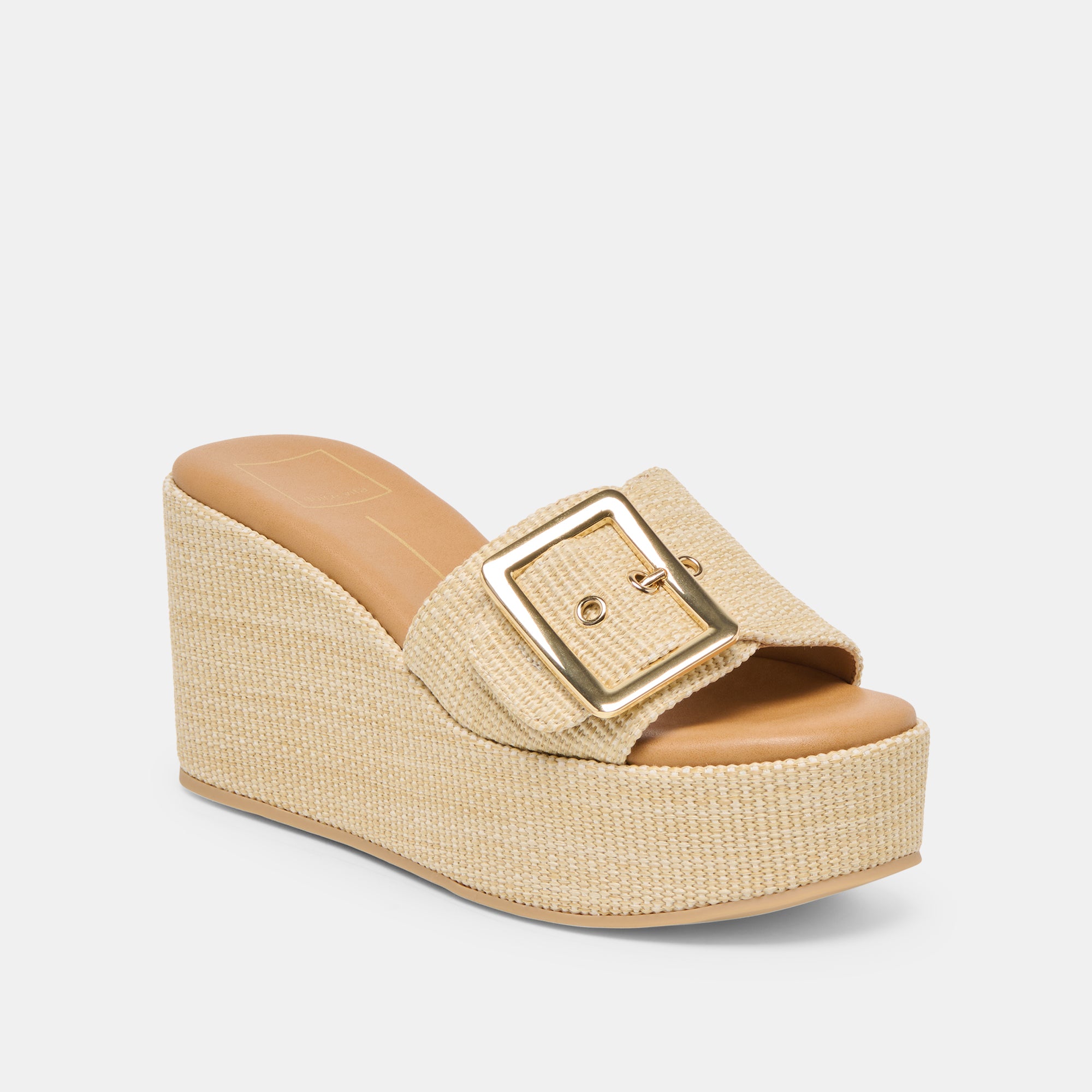 JILIAN WEDGES LT NATURAL RAFFIA - re:vita - Image 3